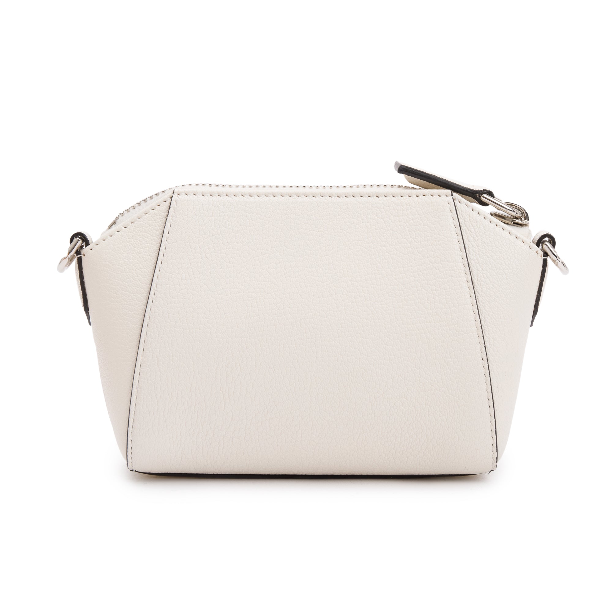 Givenchy White Sugar Goatskin Leather Nano Antigona Crossbody Bag