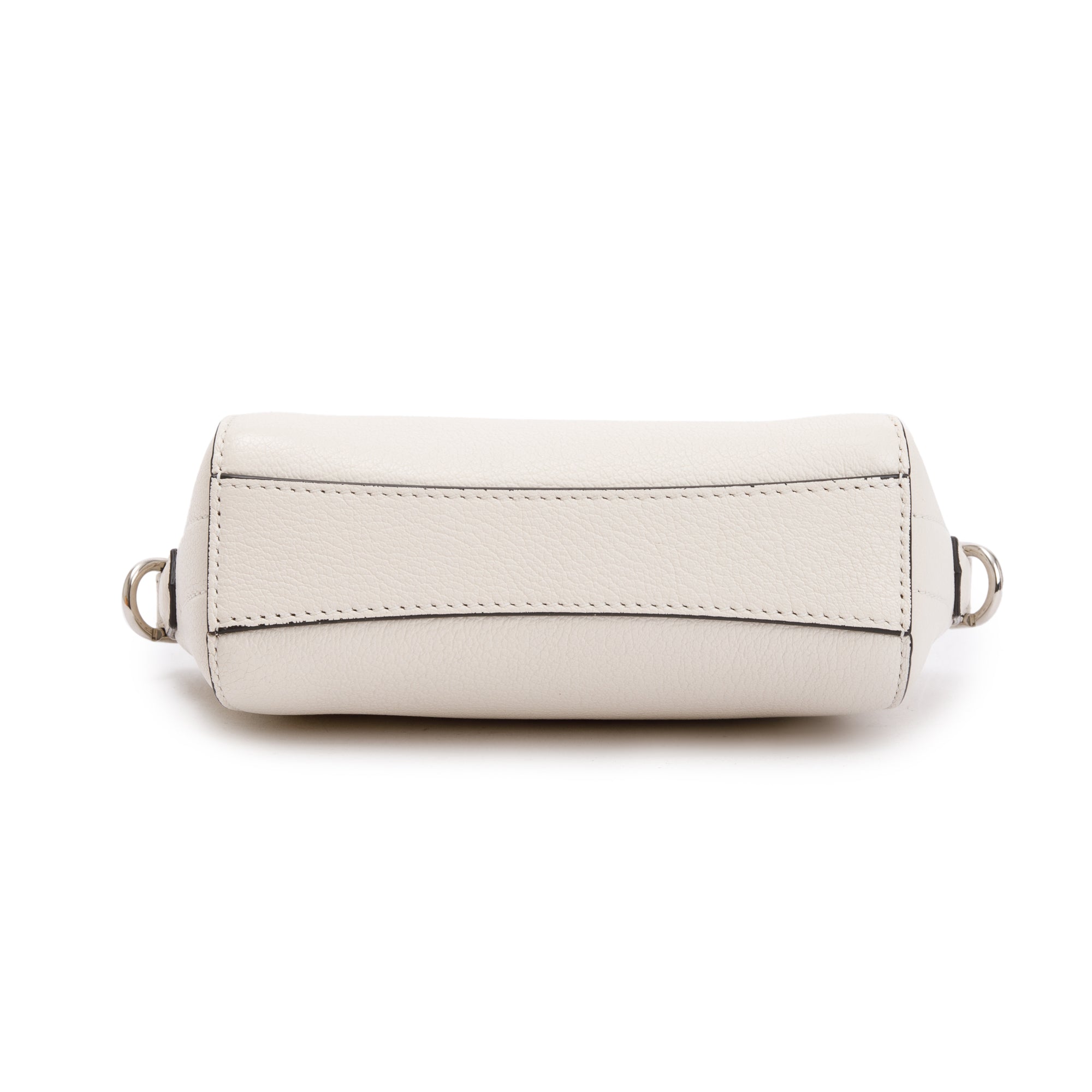 Givenchy White Sugar Goatskin Leather Nano Antigona Crossbody Bag