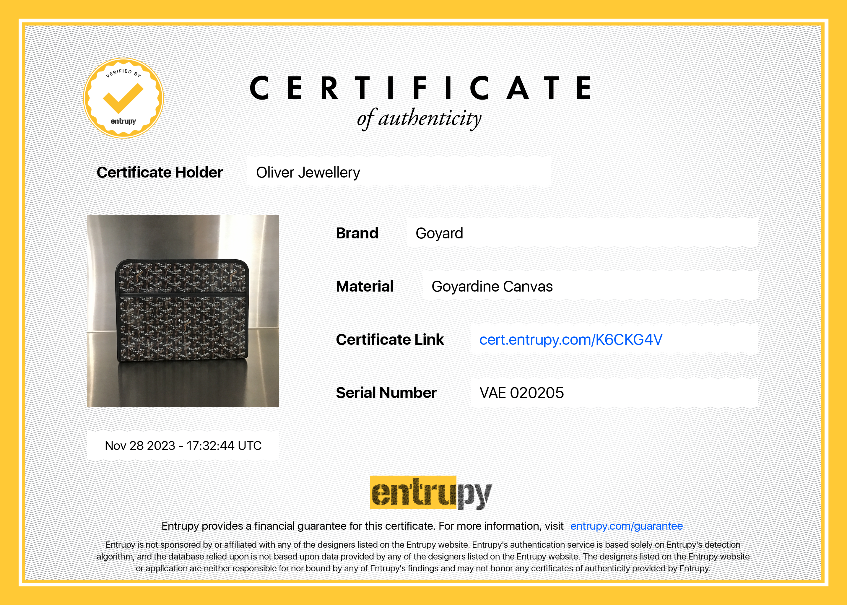 Goyard 2020 Black Monogram Canvas Jouvence Toiletry Pouch MM