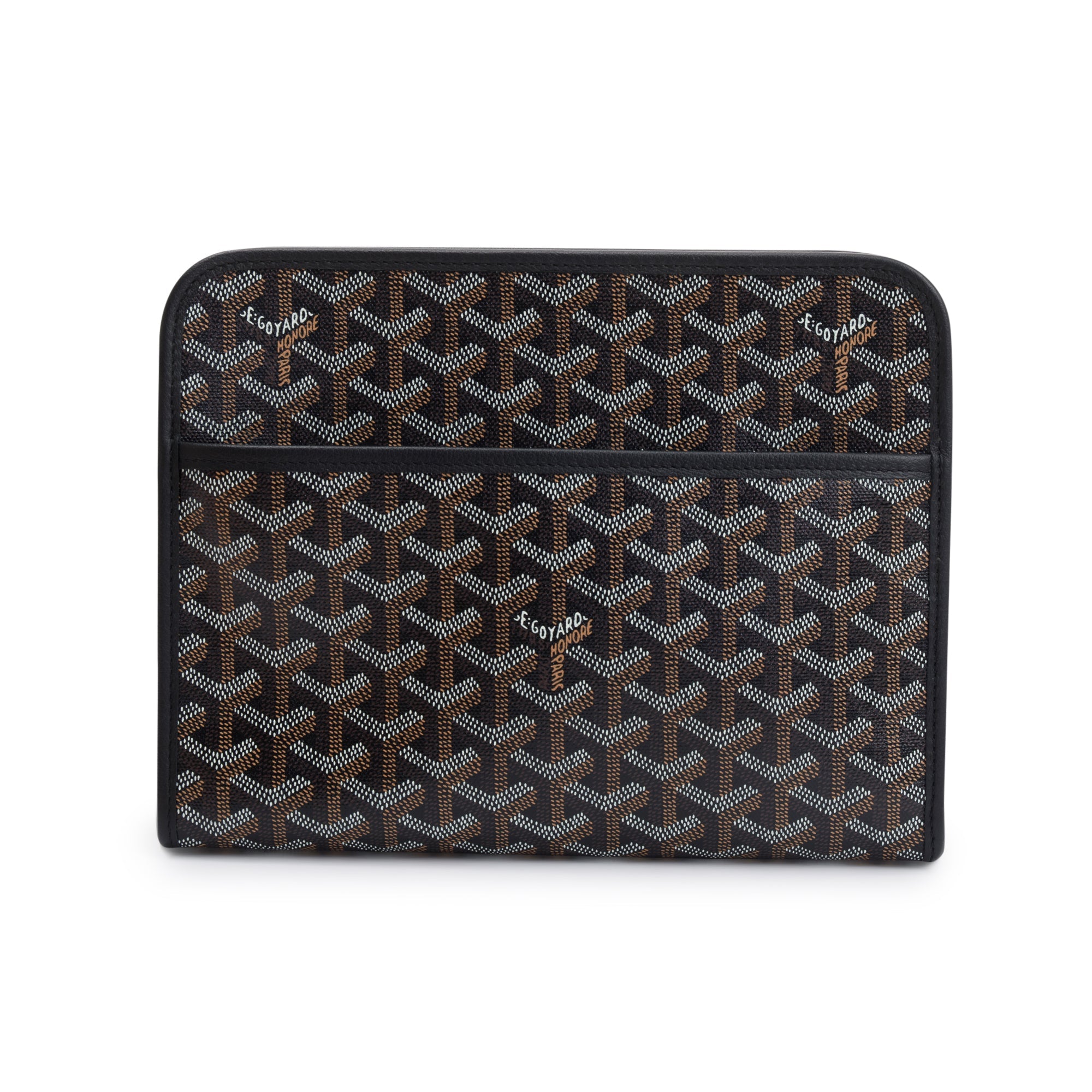 Goyard 2020 Black Monogram Canvas Jouvence Toiletry Pouch MM