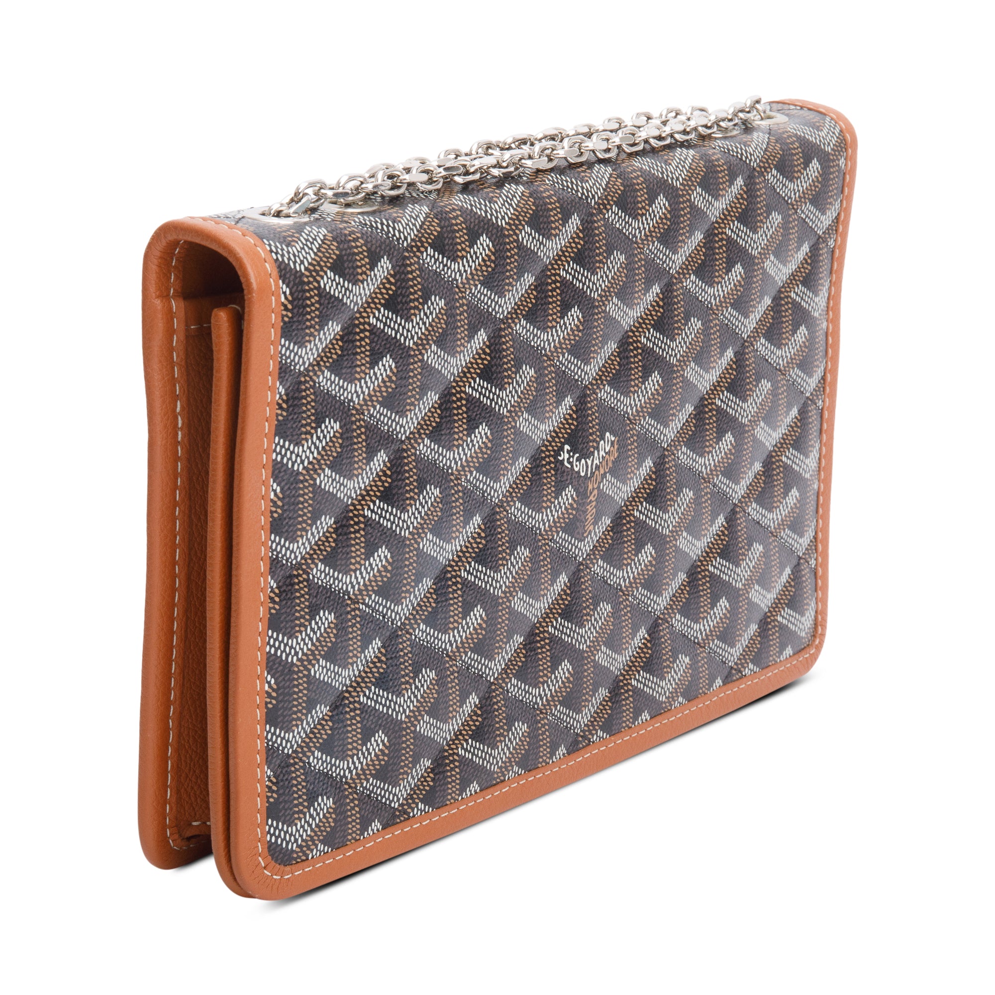 Goyard 2020 Black Quilted Goyardine Alexandre III Chain Bag