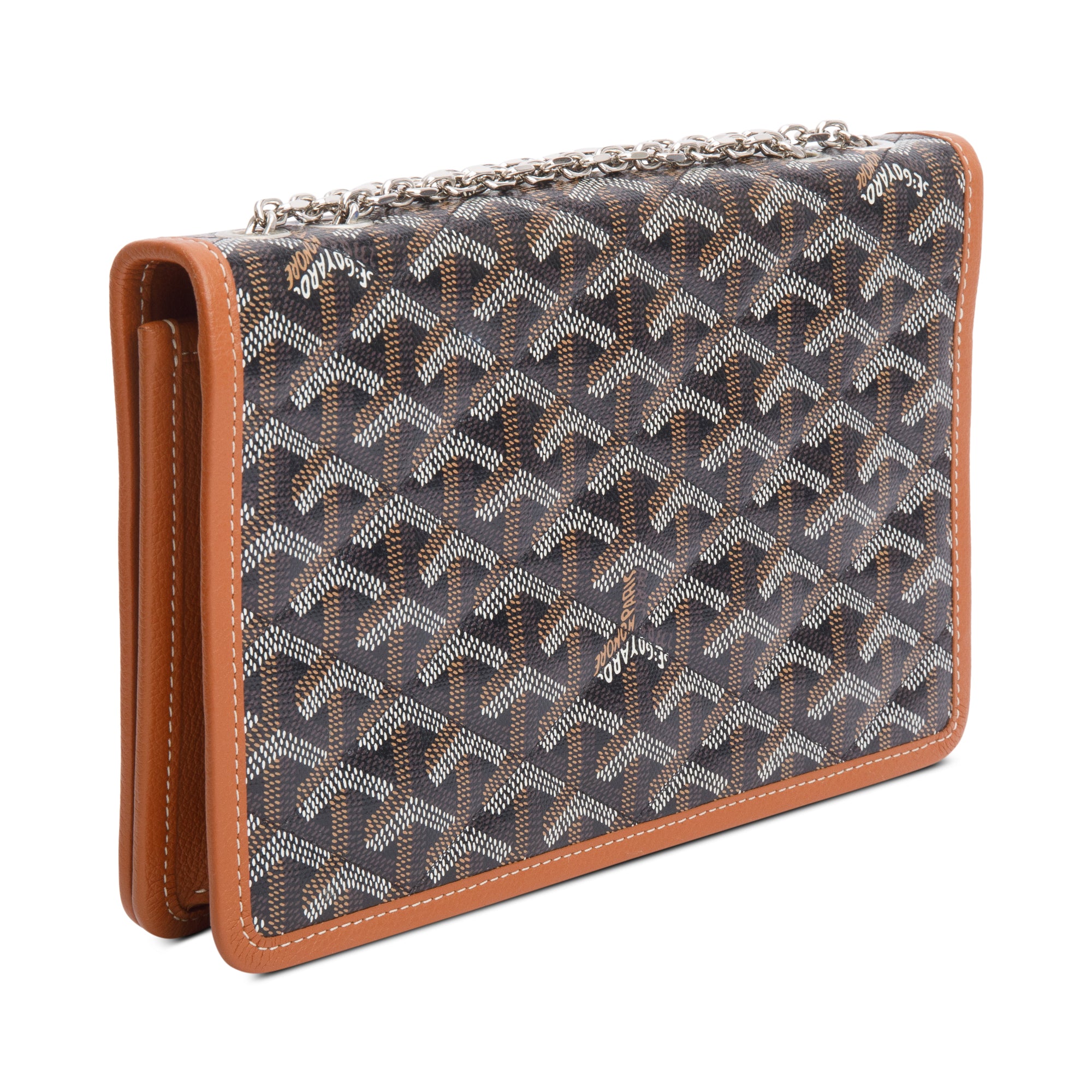 Goyard 2020 Black Quilted Goyardine Alexandre III Chain Bag