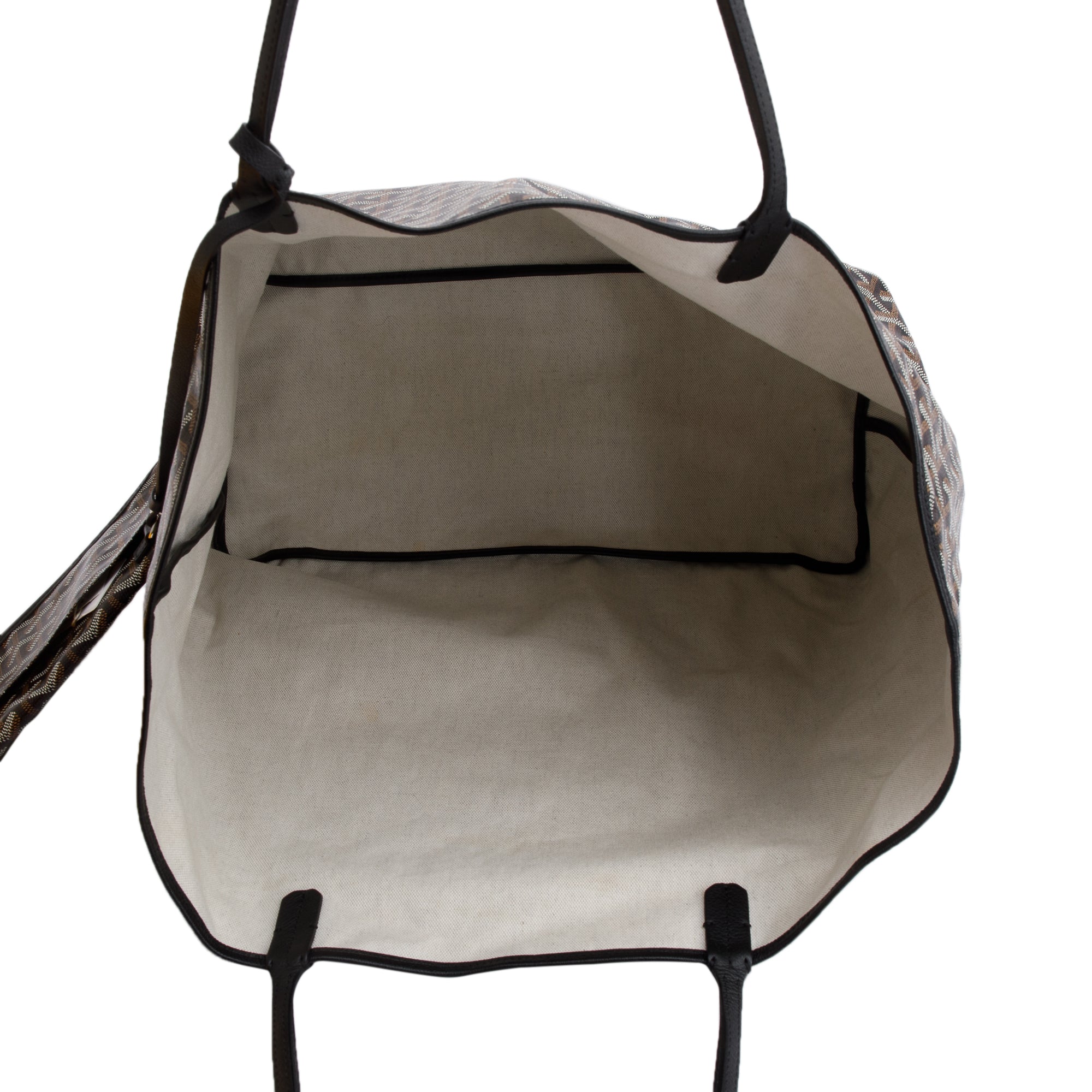 Goyard 2021 Black Monogram Canvas Saint Louis Tote GM w/ Pouch