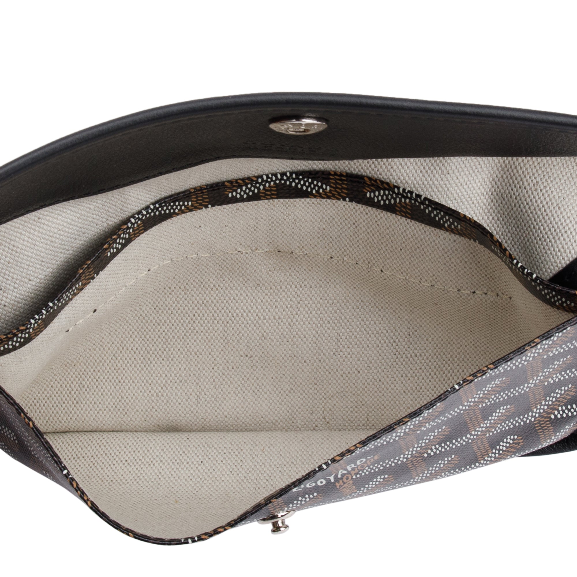 Goyard 2021 Black Monogram Canvas Saint Louis Tote GM w/ Pouch