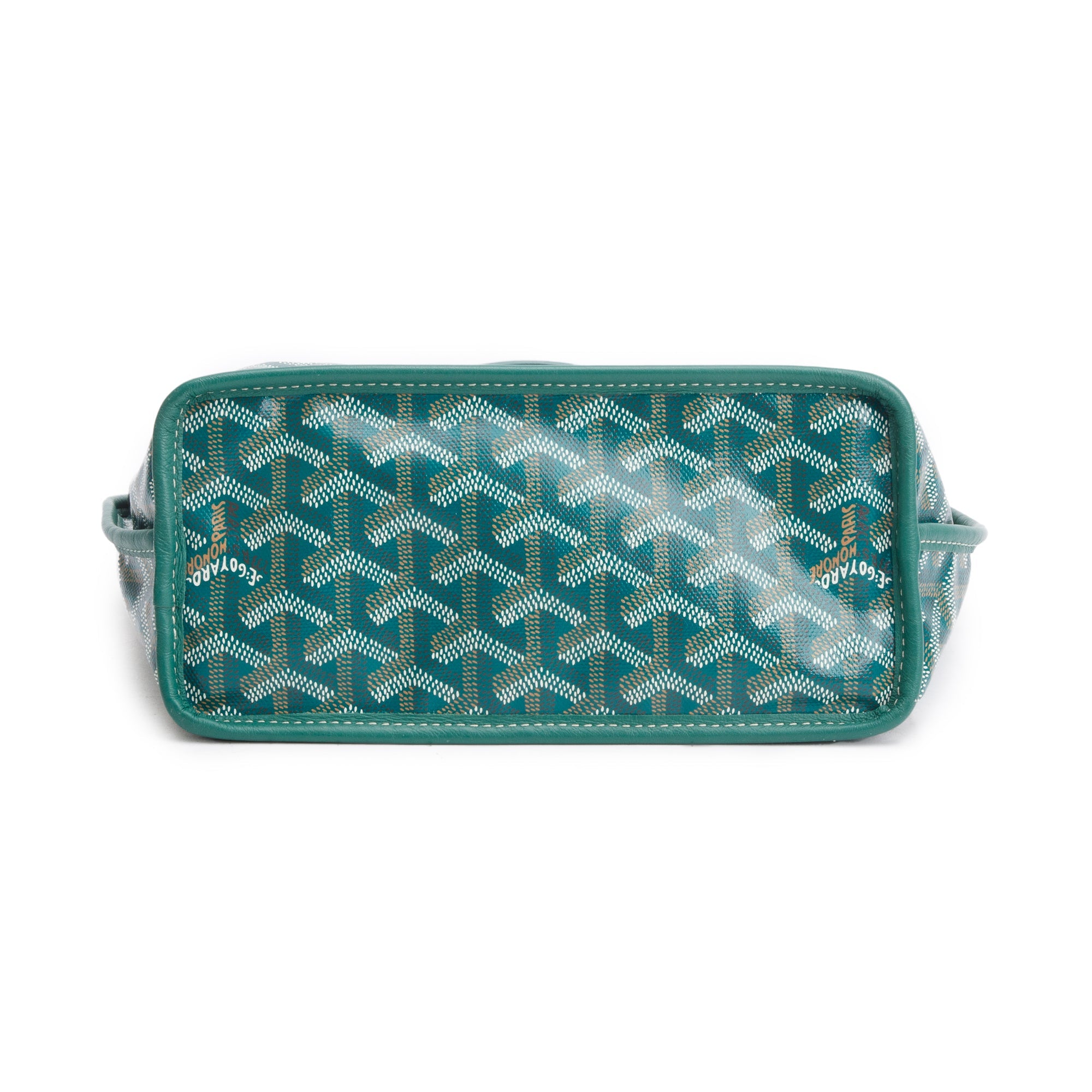 Goyard 2021 Green Coated Canvas Mini Reversible Anjou