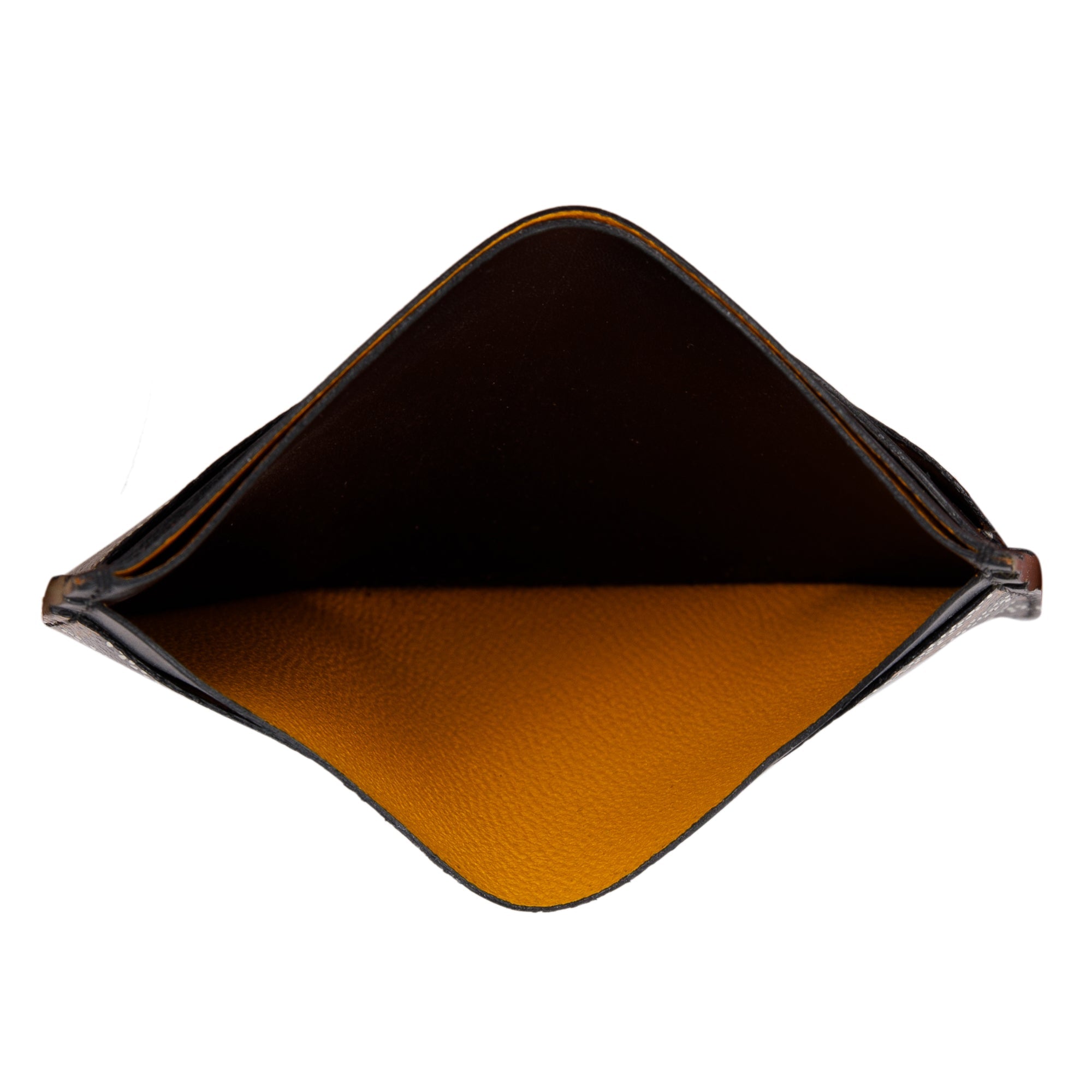 Goyard 2022 Black Leather & Coated Canvas Saint Sulpice Card Holder