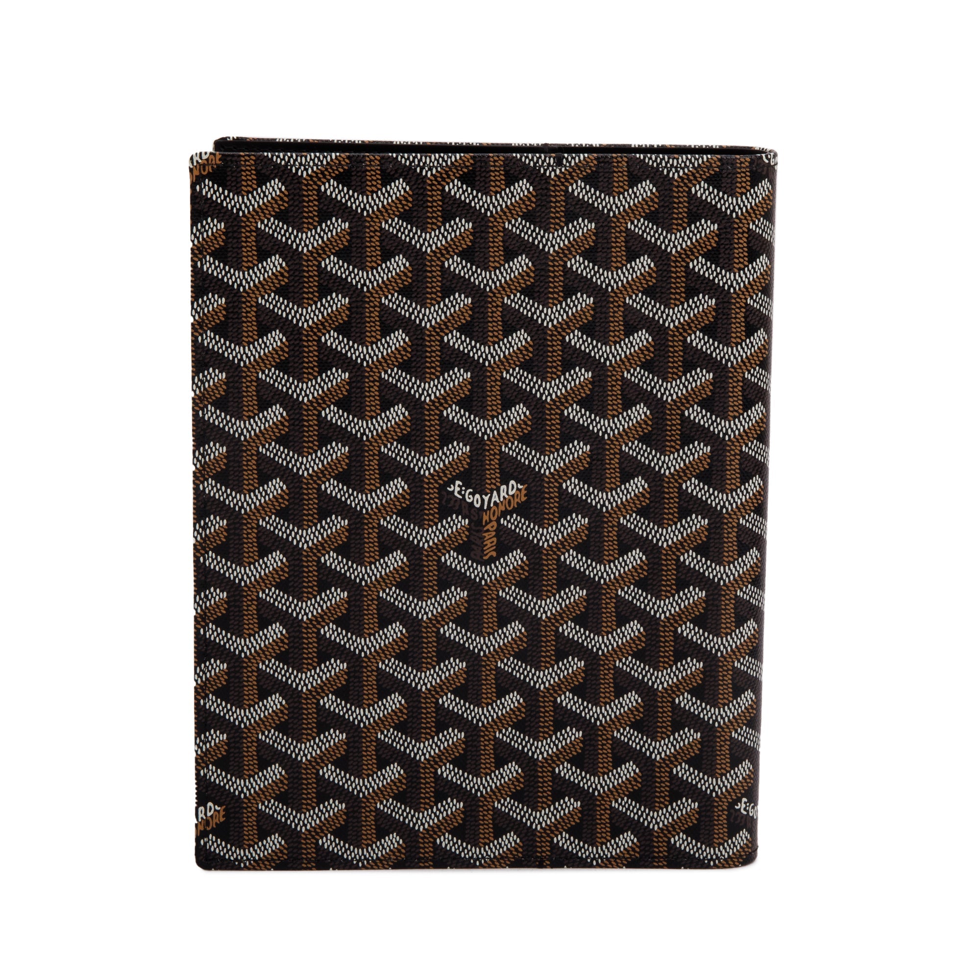 Goyard 2022 Black Monogram Coated Canvas Agenda Holder