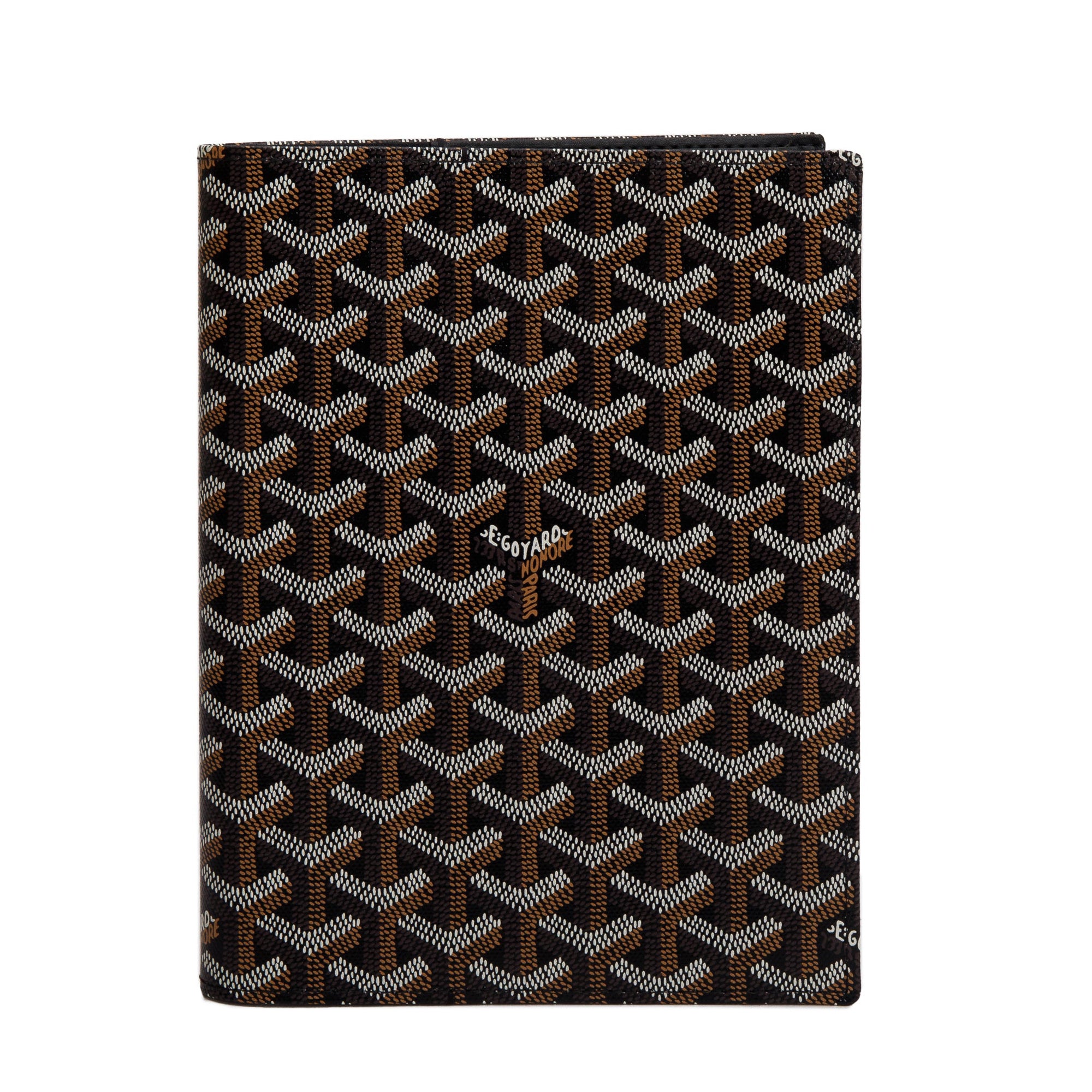 Goyard 2022 Black Monogram Coated Canvas Agenda Holder
