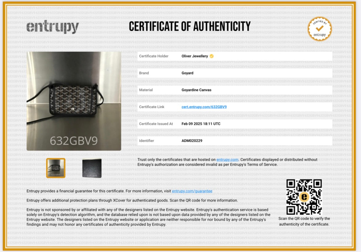 Goyard 2022 Black Monogram Coated Canvas Plumet Crossbody Bag