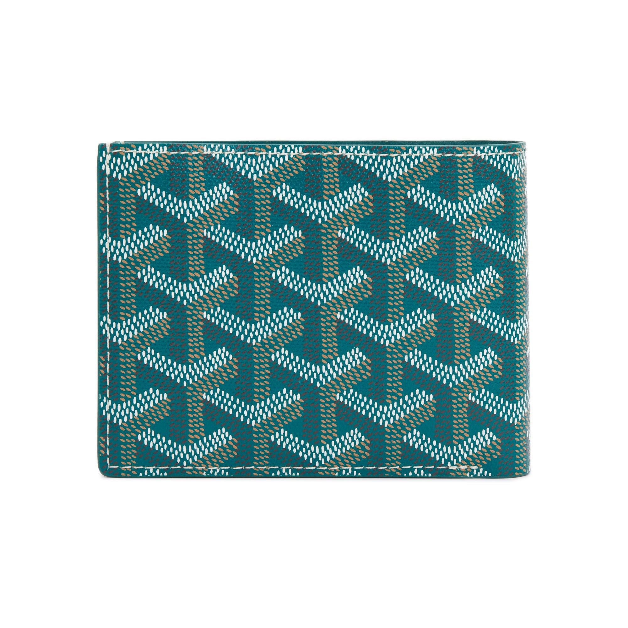 Goyard 2022 Green Goyardine Victorie Bifold Wallet w/ Box