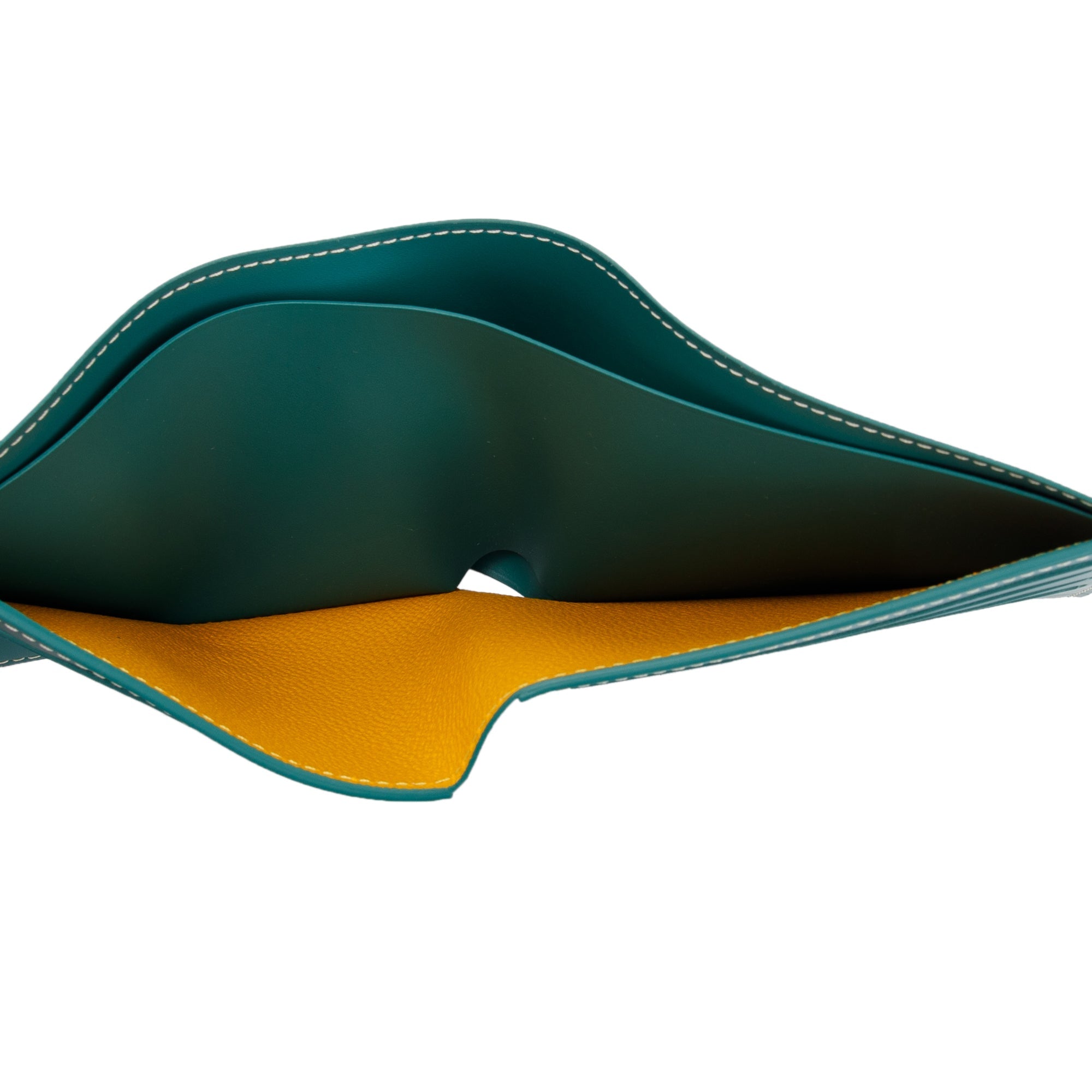 Goyard 2022 Green Goyardine Victorie Bifold Wallet w/ Box