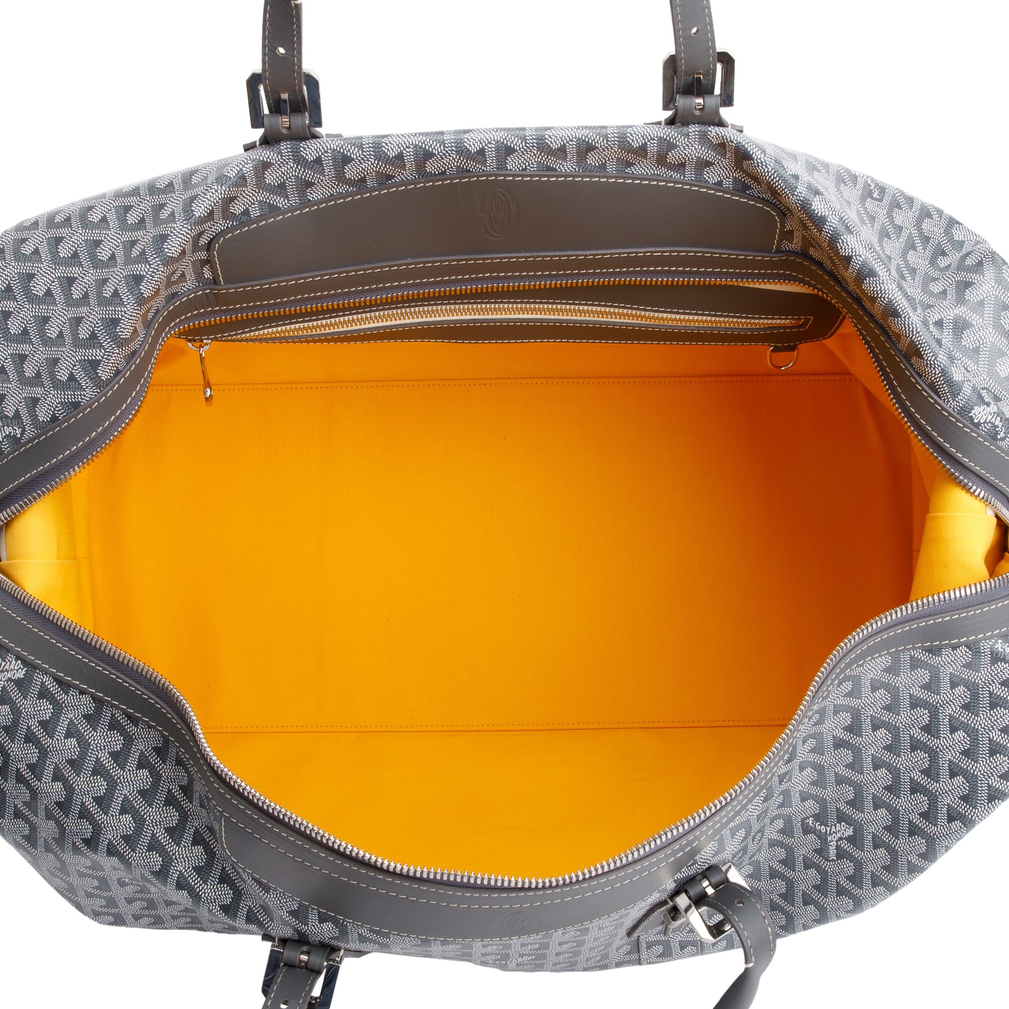 Goyard 2022 Grey Monogram Canvas Boeing 55 Duffle Bag