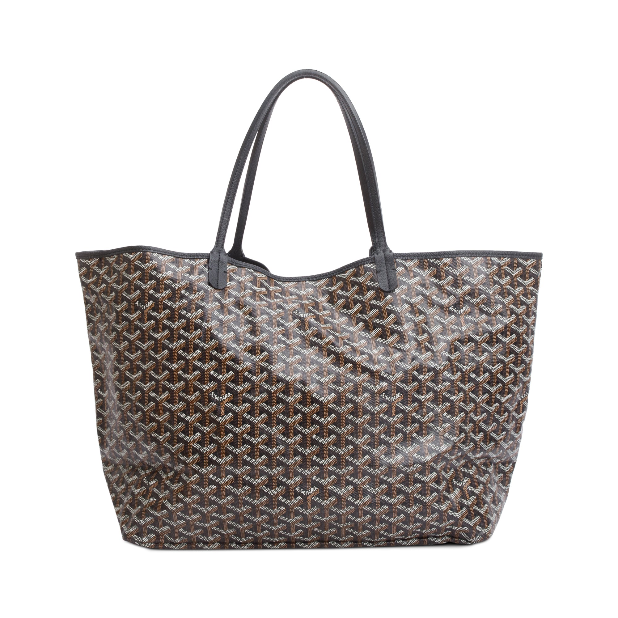 Goyard 2023 Black Monogram Canvas Saint Louis Tote GM w/ Pouch