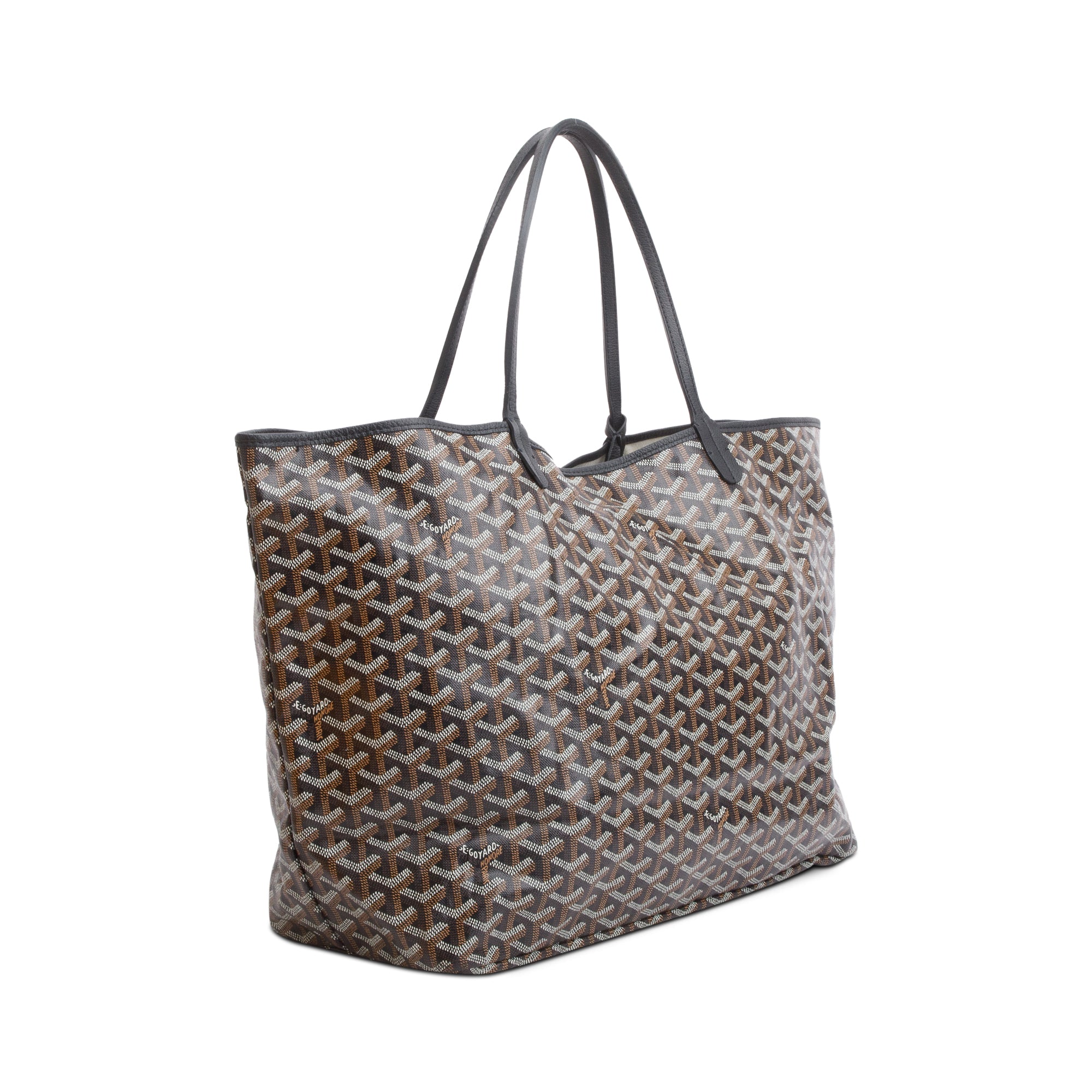 Goyard 2023 Black Monogram Canvas Saint Louis Tote GM w/ Pouch