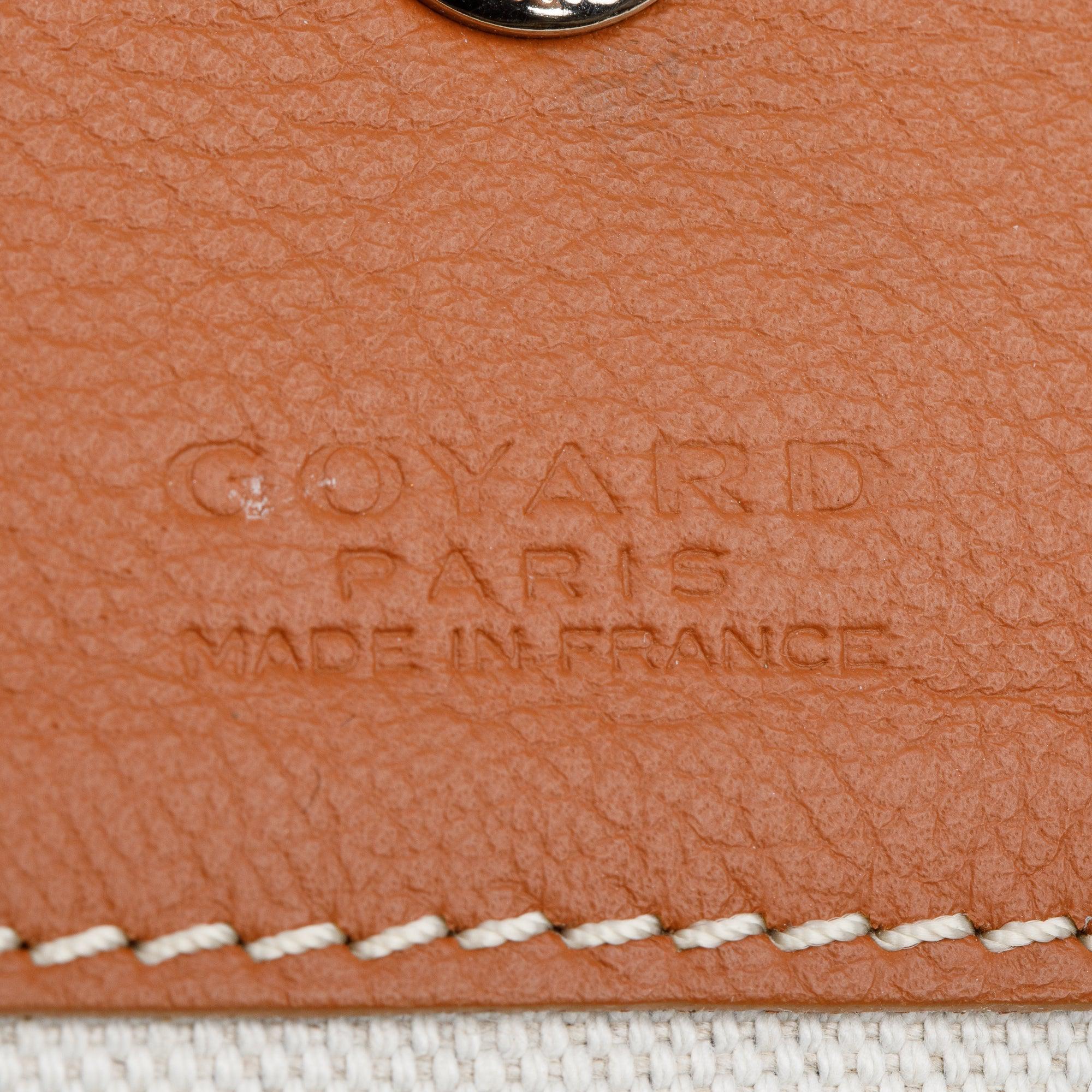 Goyard 2023 Brown Monogram Canvas Saint Louis Tote PM w/ Pouch