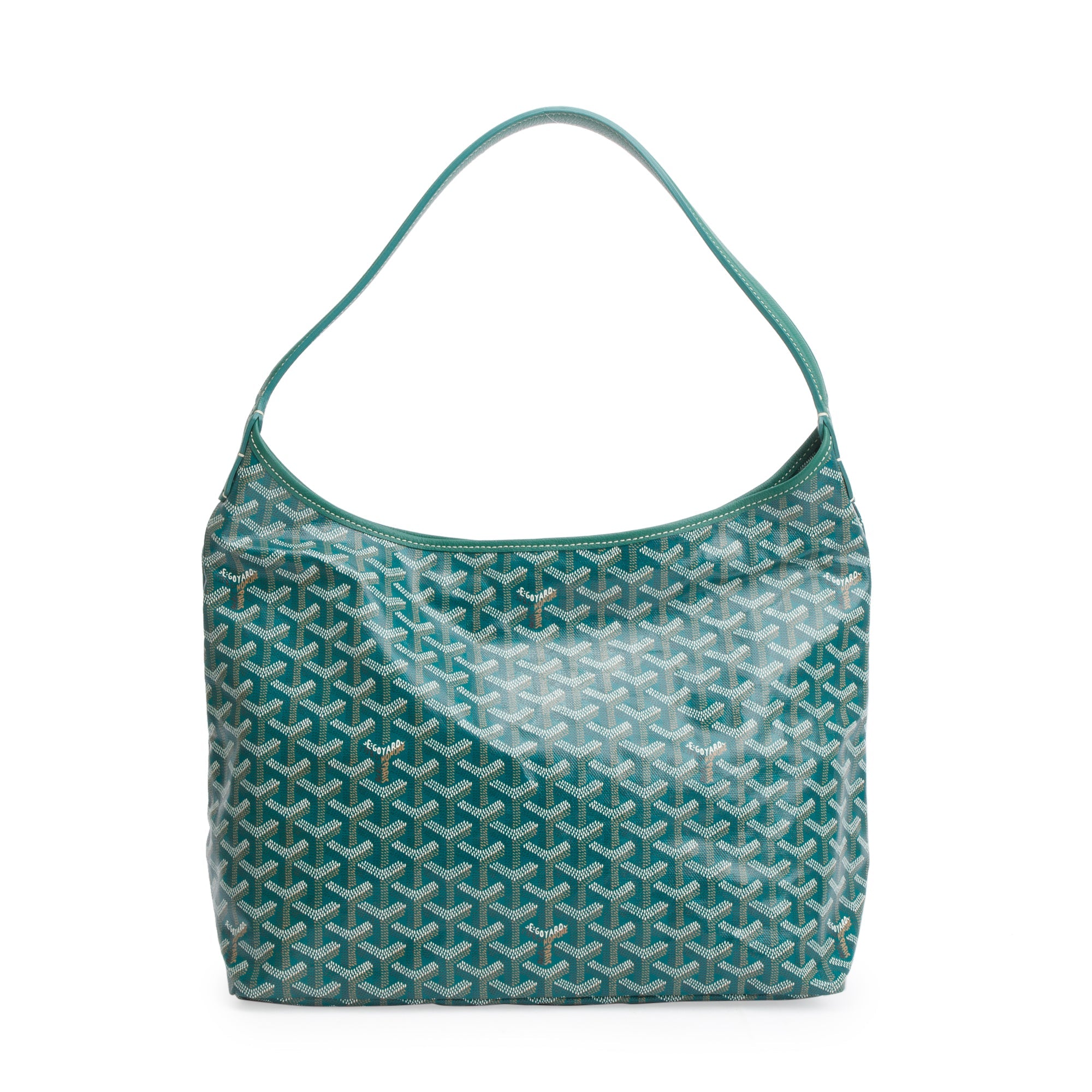 Goyard 2023 Green Monogram Canvas Boheme Hobo Bag