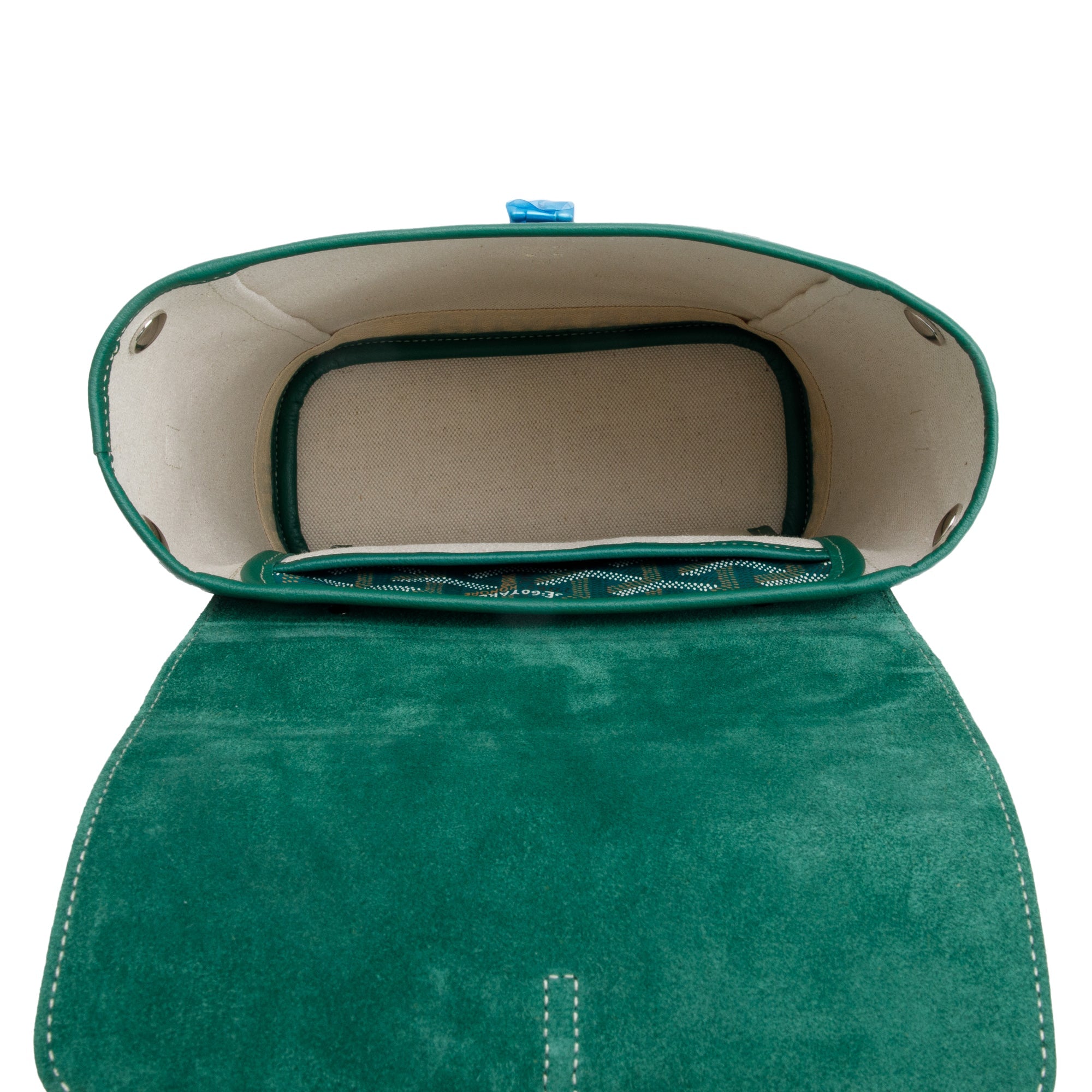 Goyard 2023 Green Monogram Canvas Calfskin Alpin Mini Backpack