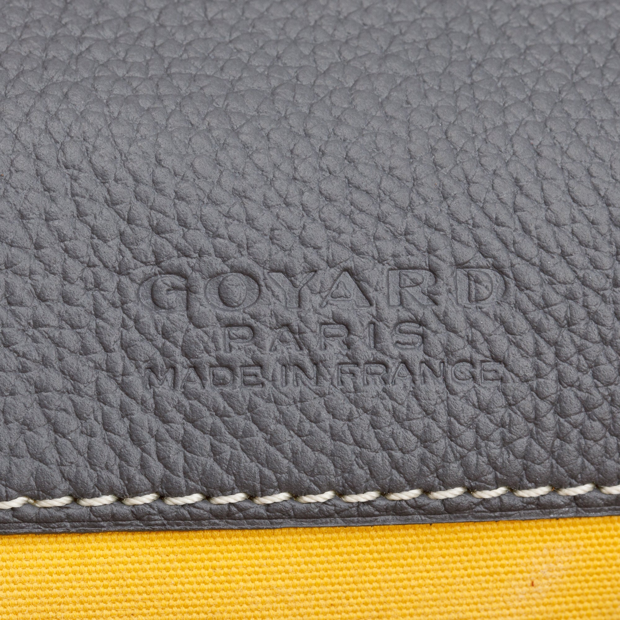 Goyard 2023 Grey Leather & Monogram Canvas Belvedere II MM Crossbody Bag
