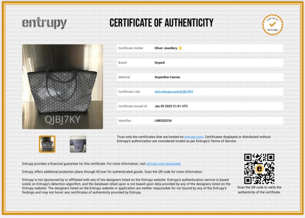 Goyard 2023 Grey Monogram Coated Canvas Artois MM Bag