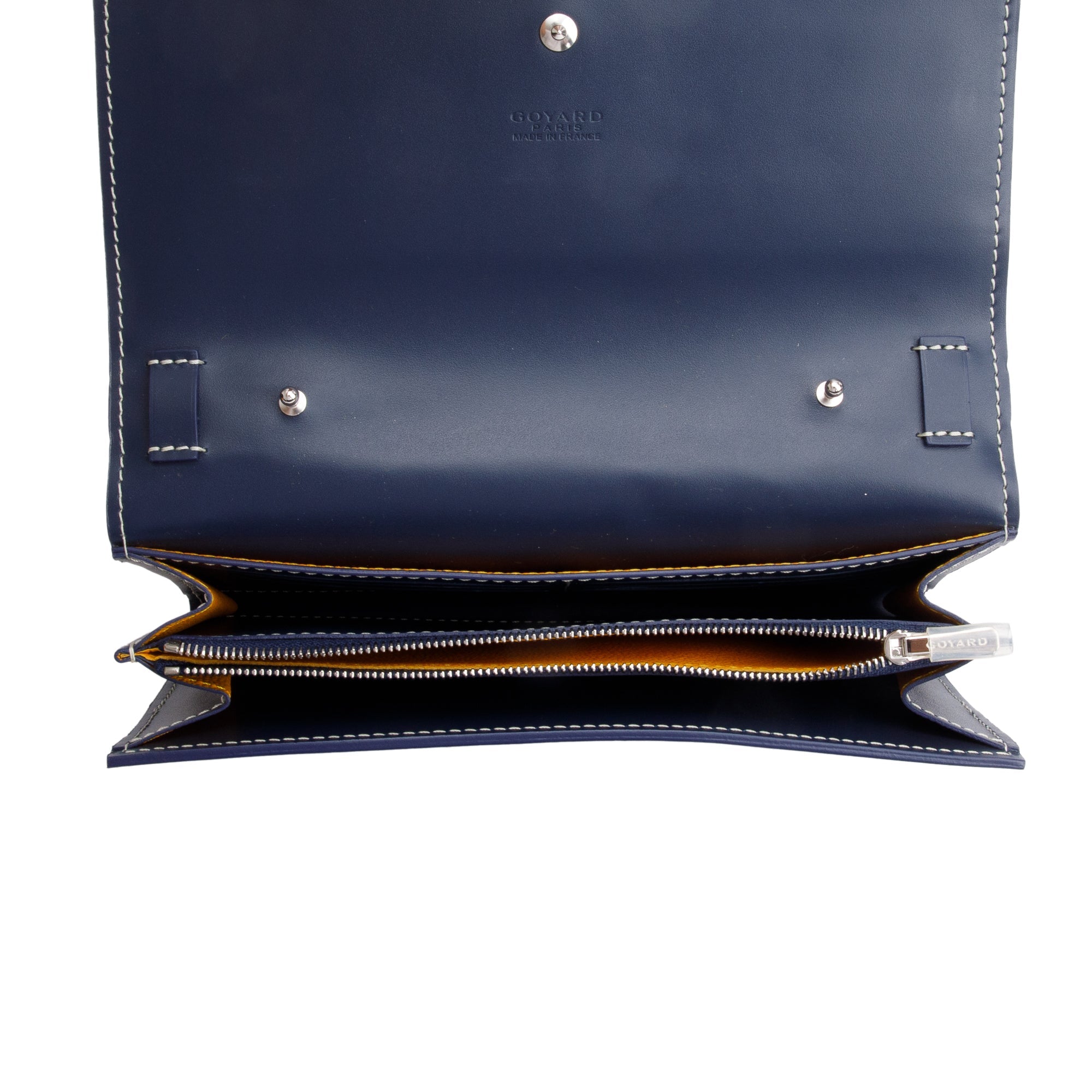 Goyard 2024 Blue Monogram Canvas Varenne Wallet Crossbody Bag