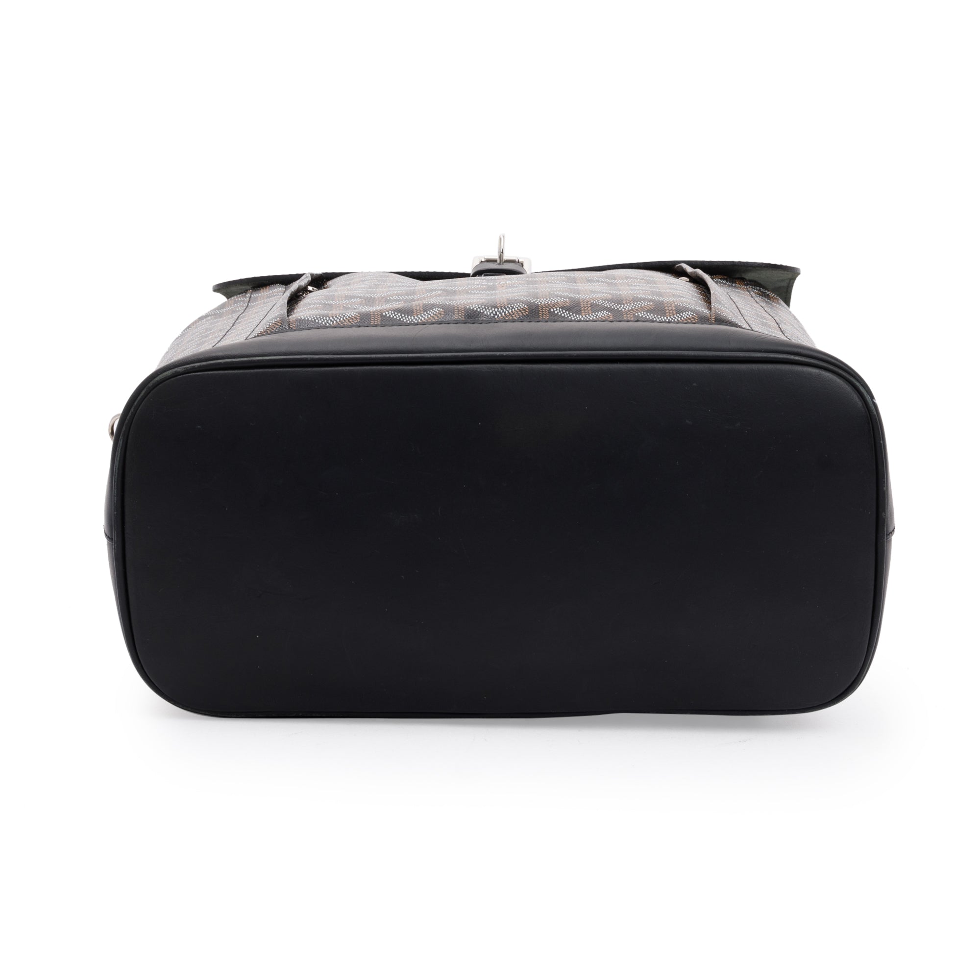 Goyard Black Goyardine Calfskin Alpin Backpack MM