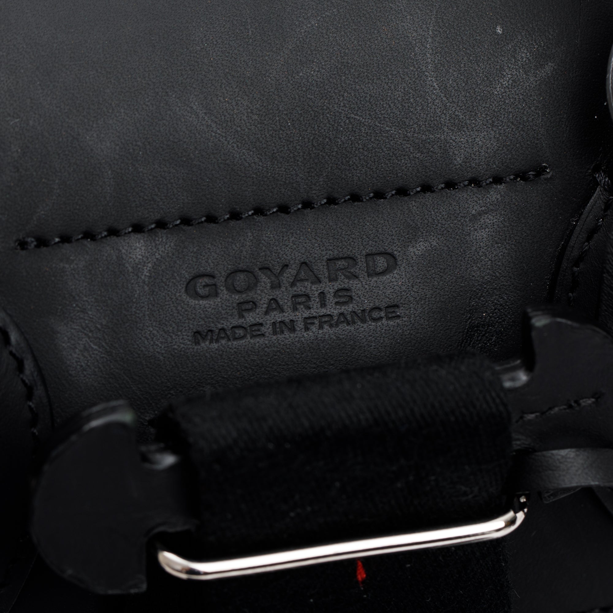 Goyard Black Goyardine Calfskin Alpin Backpack MM