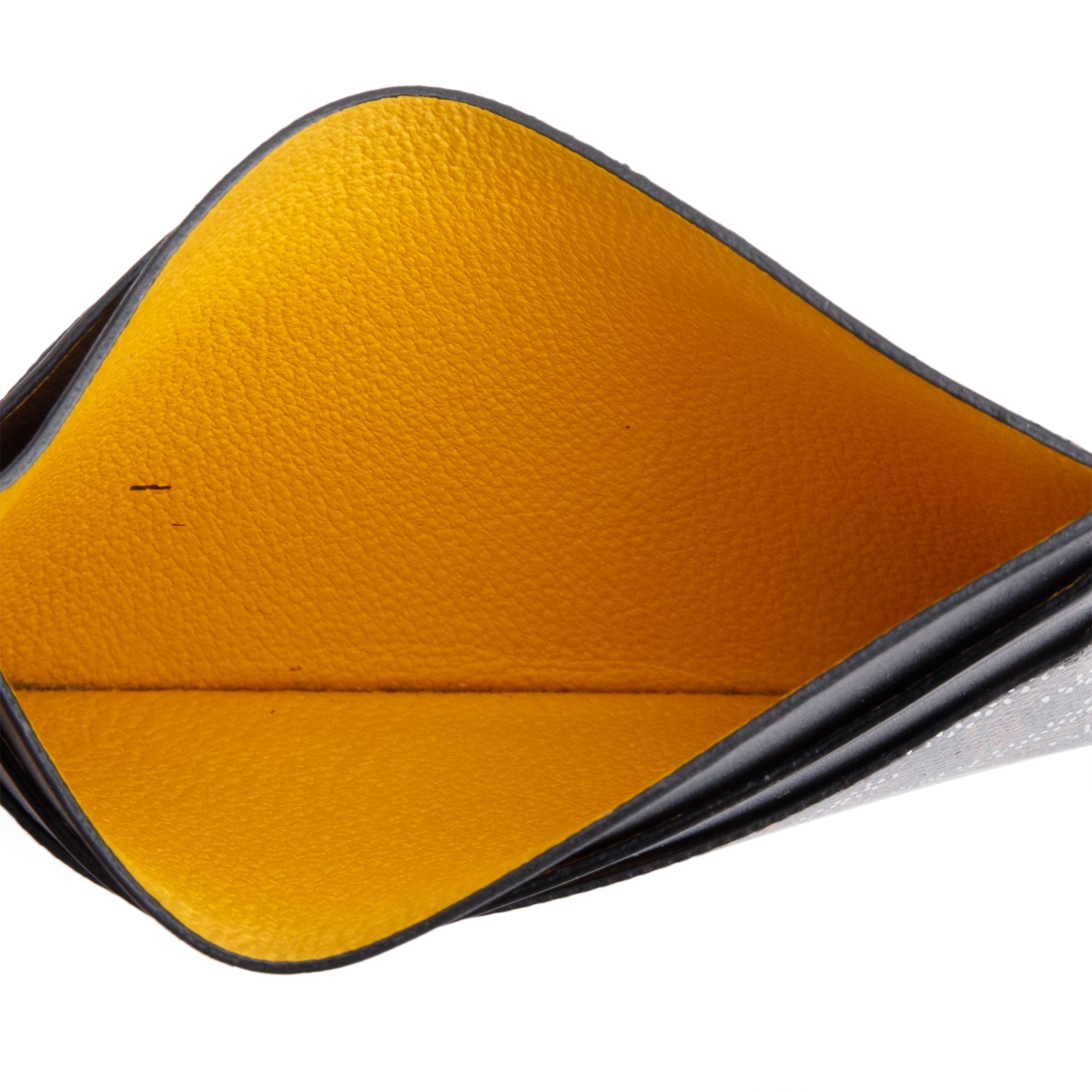 Goyard Black Leather & Coated Canvas Saint Sulpice Card Holder