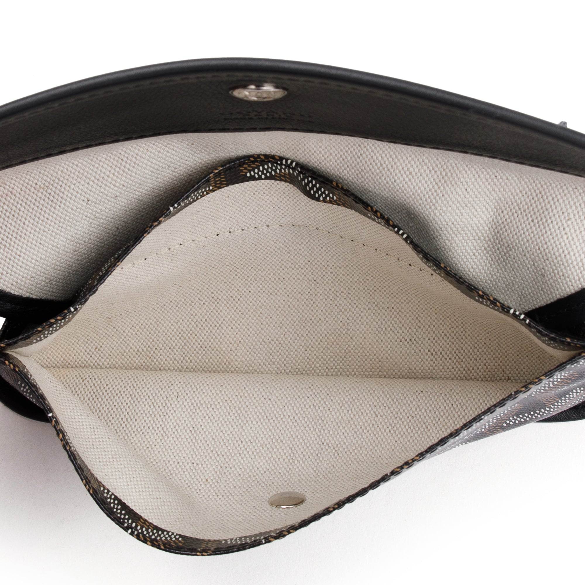 Goyard Black Monogram Canvas Saint Louis Tote PM w/ Pouch