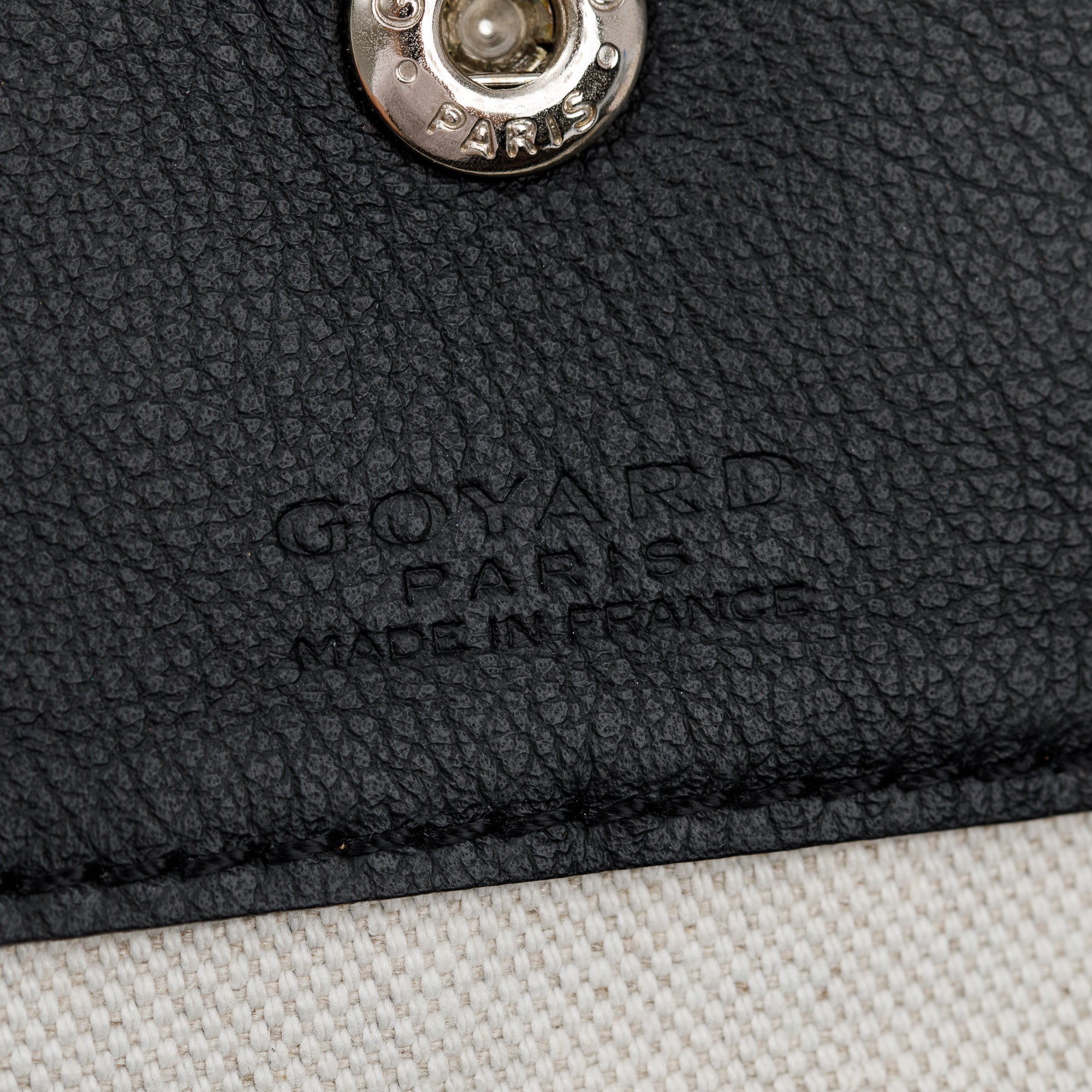 Goyard Black Monogram Canvas Saint Louis Tote PM w/ Pouch