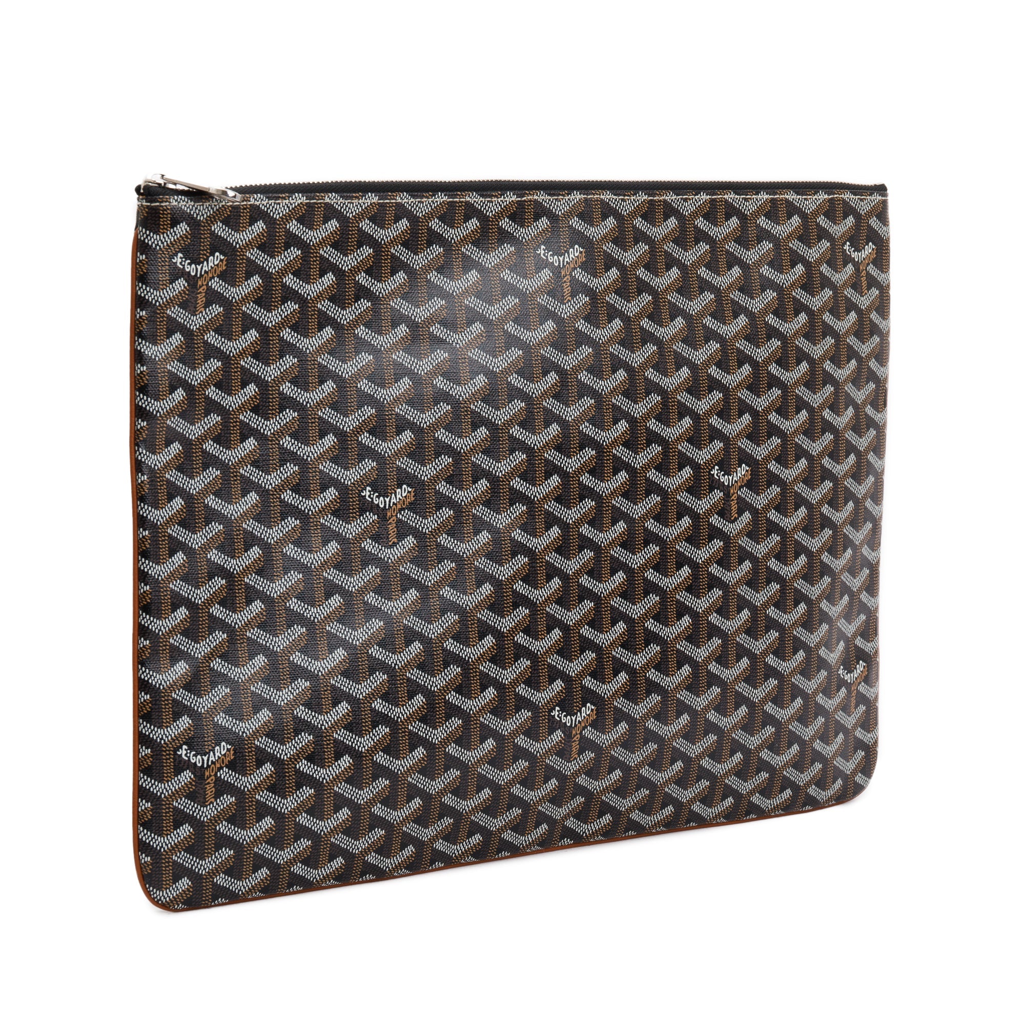 Goyard Black Monogram Canvas Senat Pochette GM