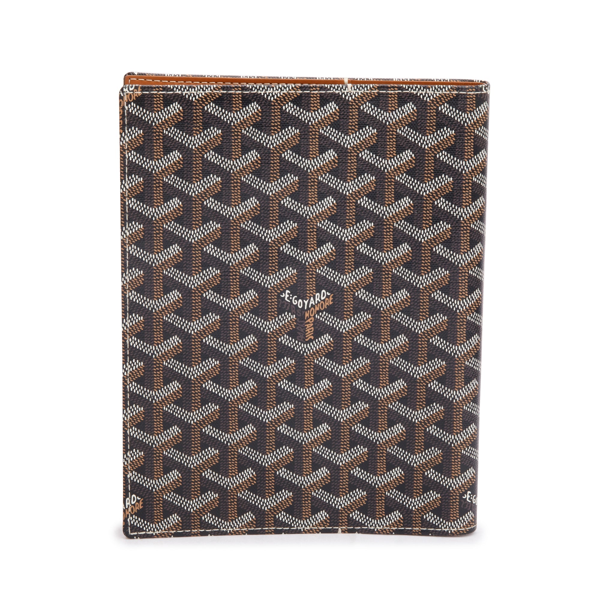 Goyard Black Monogram Coated Canvas Agenda Holder