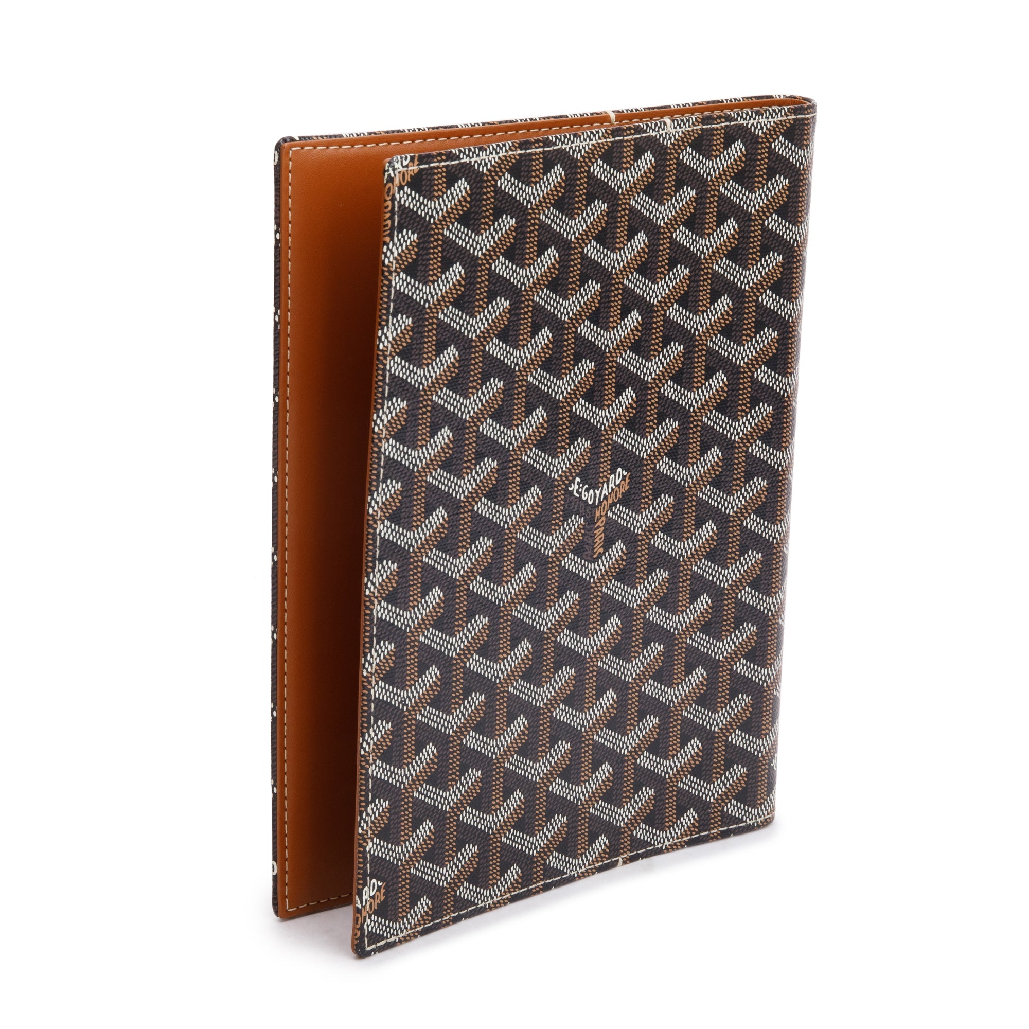 Goyard Black Monogram Coated Canvas Agenda Holder