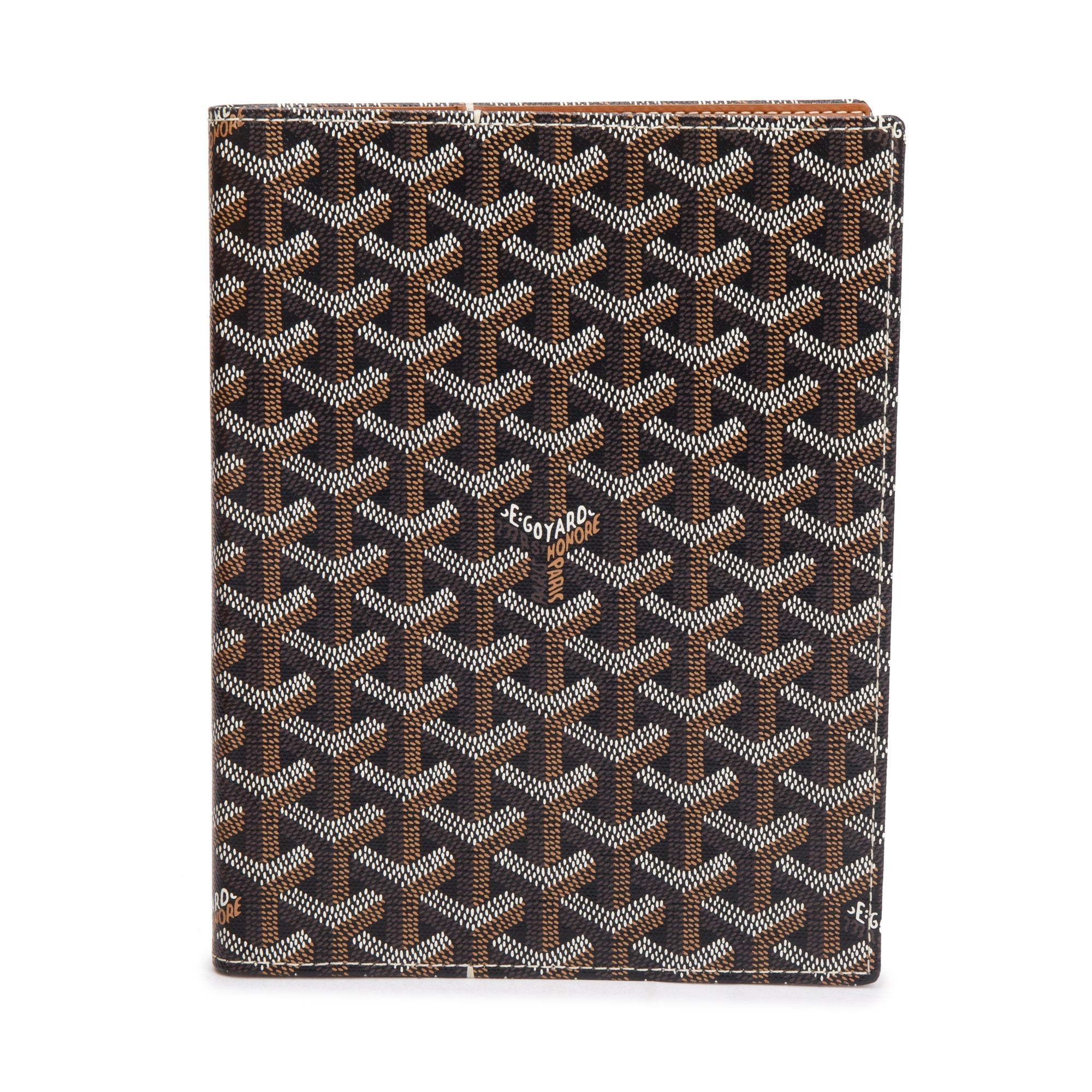 Goyard Black Monogram Coated Canvas Agenda Holder