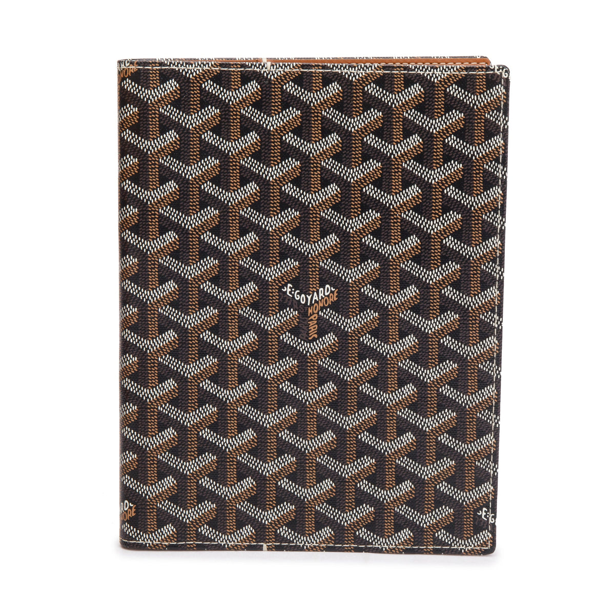 GOYARD 手帳カバー ブラック Goyard Black Monogram Coated Canvas Agenda Holder – OLIVER'S