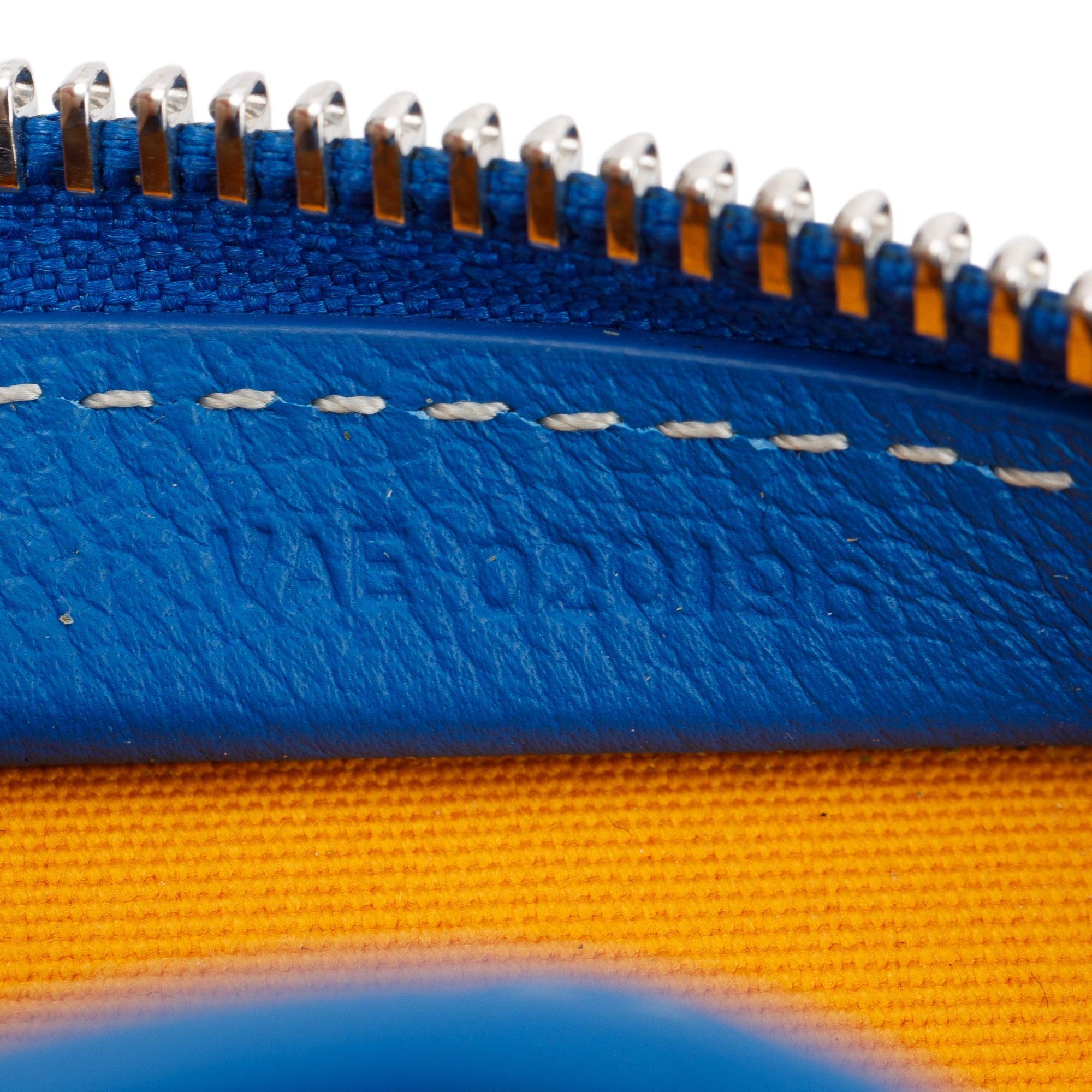 Goyard Blue Goyardine Jouvence Toiletry Pouch GM