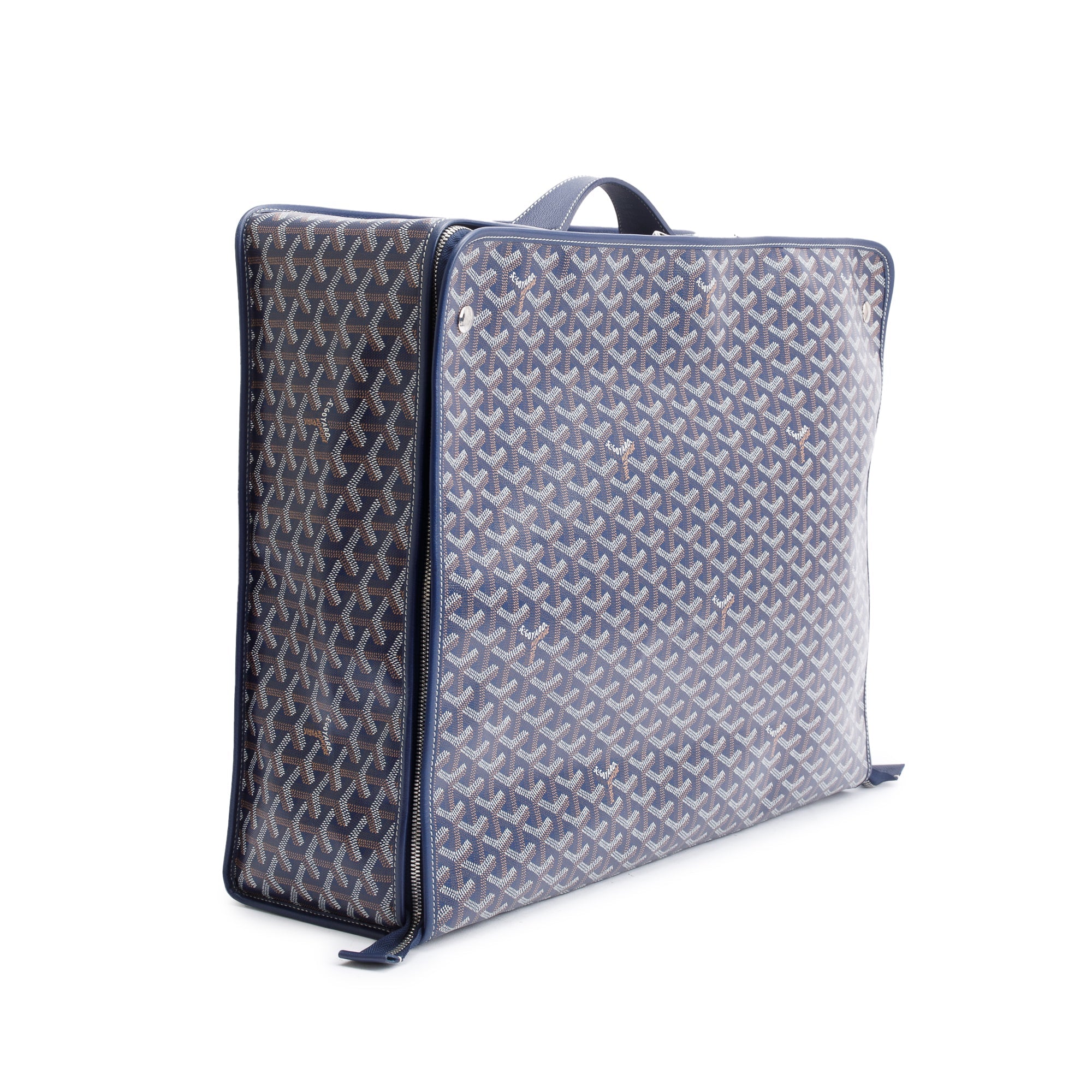 Goyard Blue Monogram Canvas Caravelle 50 Suitcase
