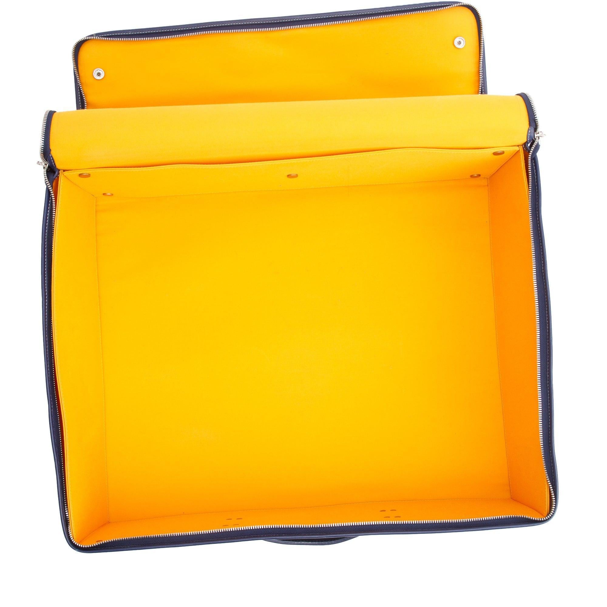 Goyard Blue Monogram Canvas Caravelle 50 Suitcase