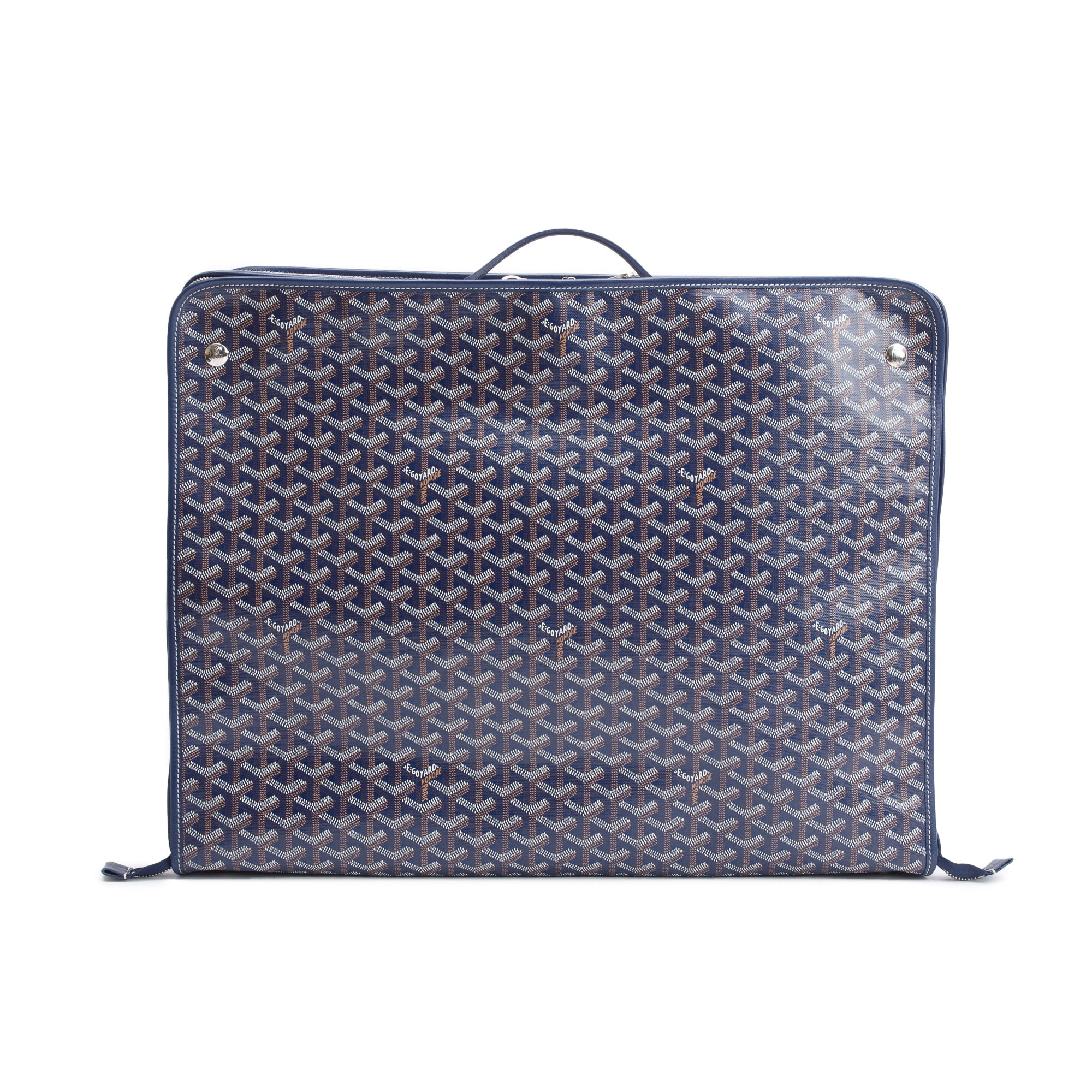 Goyard Blue Monogram Canvas Caravelle 50 Suitcase