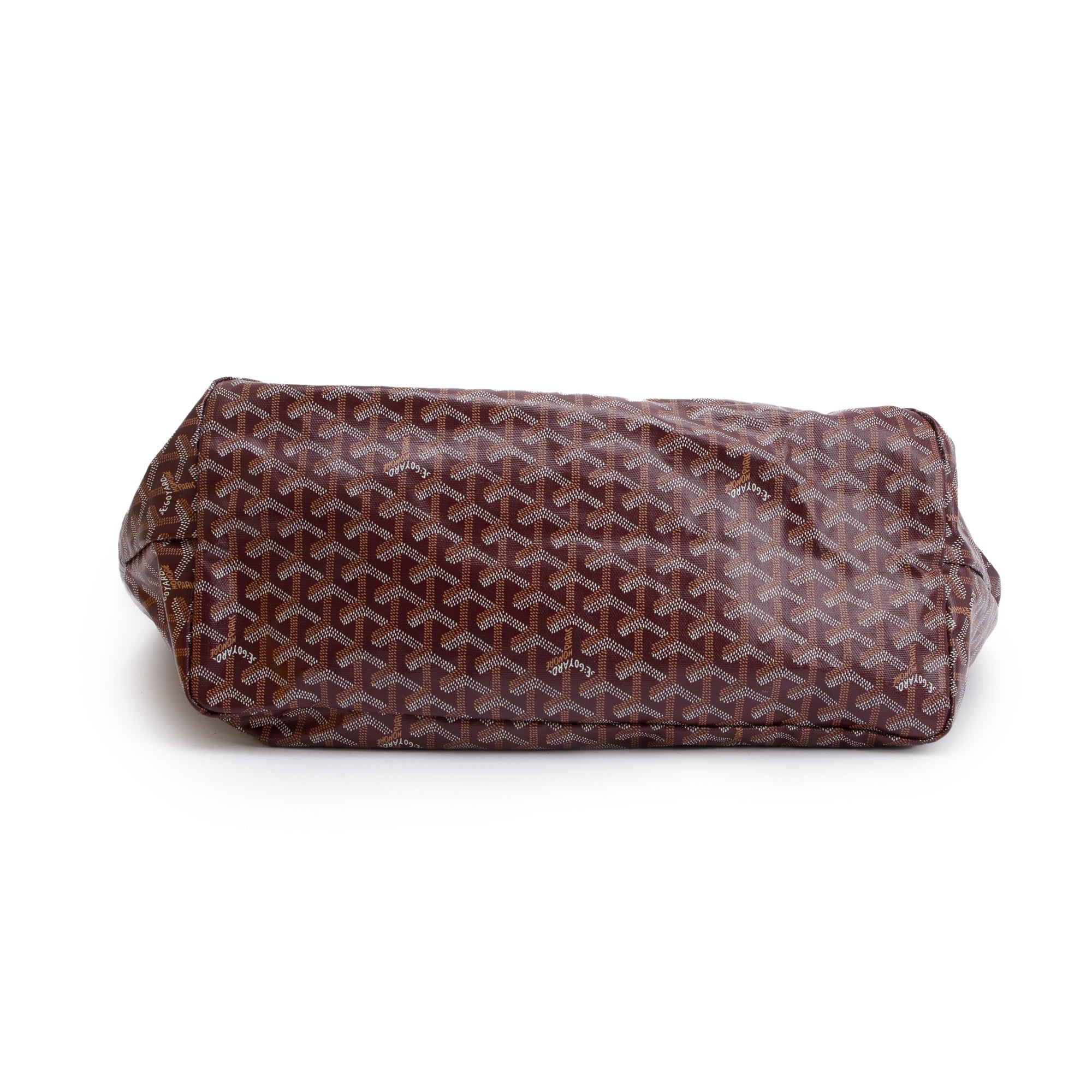 Goyard Burgundy Monogram Canvas Saint Louis Tote GM w/ Pouch