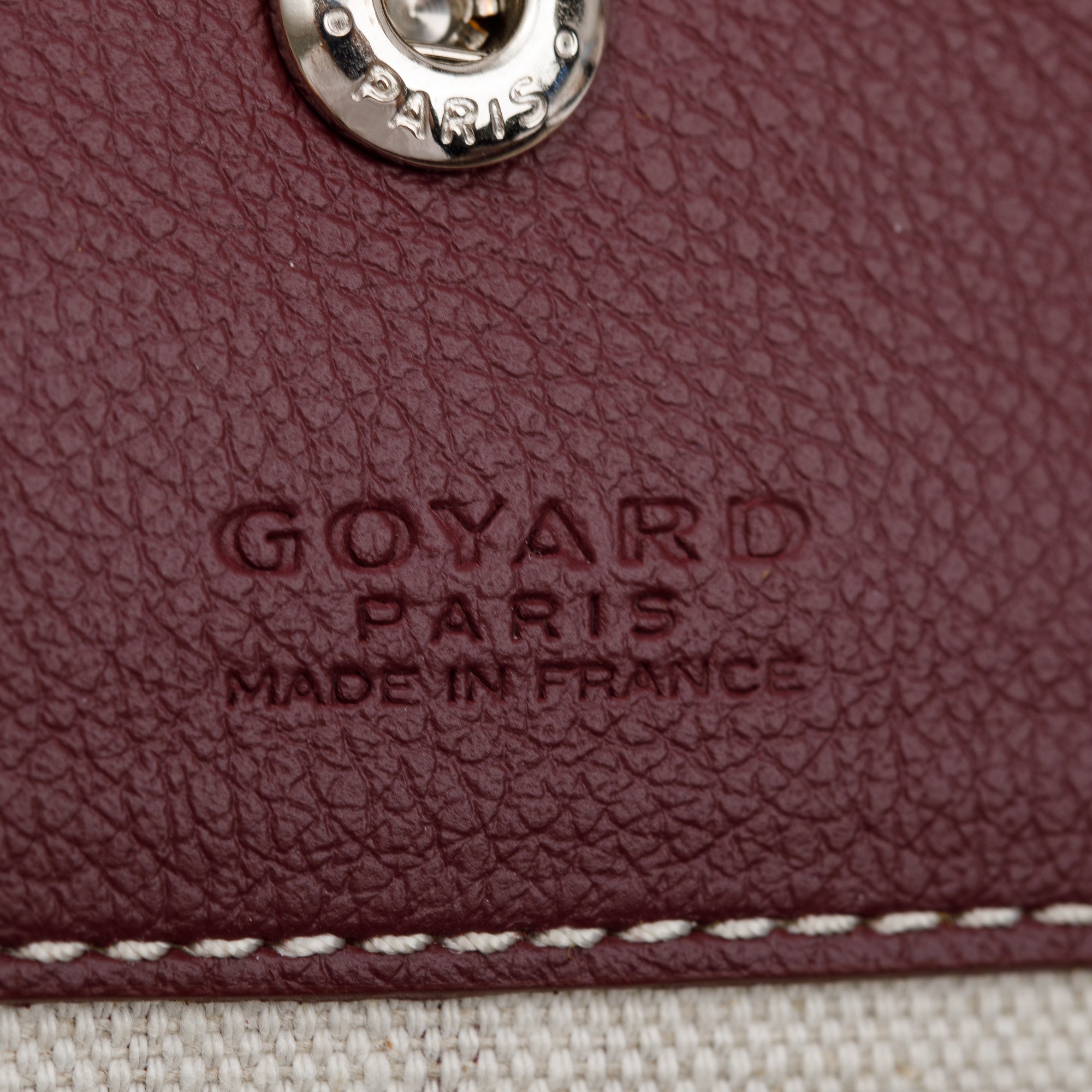 Goyard Burgundy Monogram Canvas Saint Louis Tote GM w/ Pouch