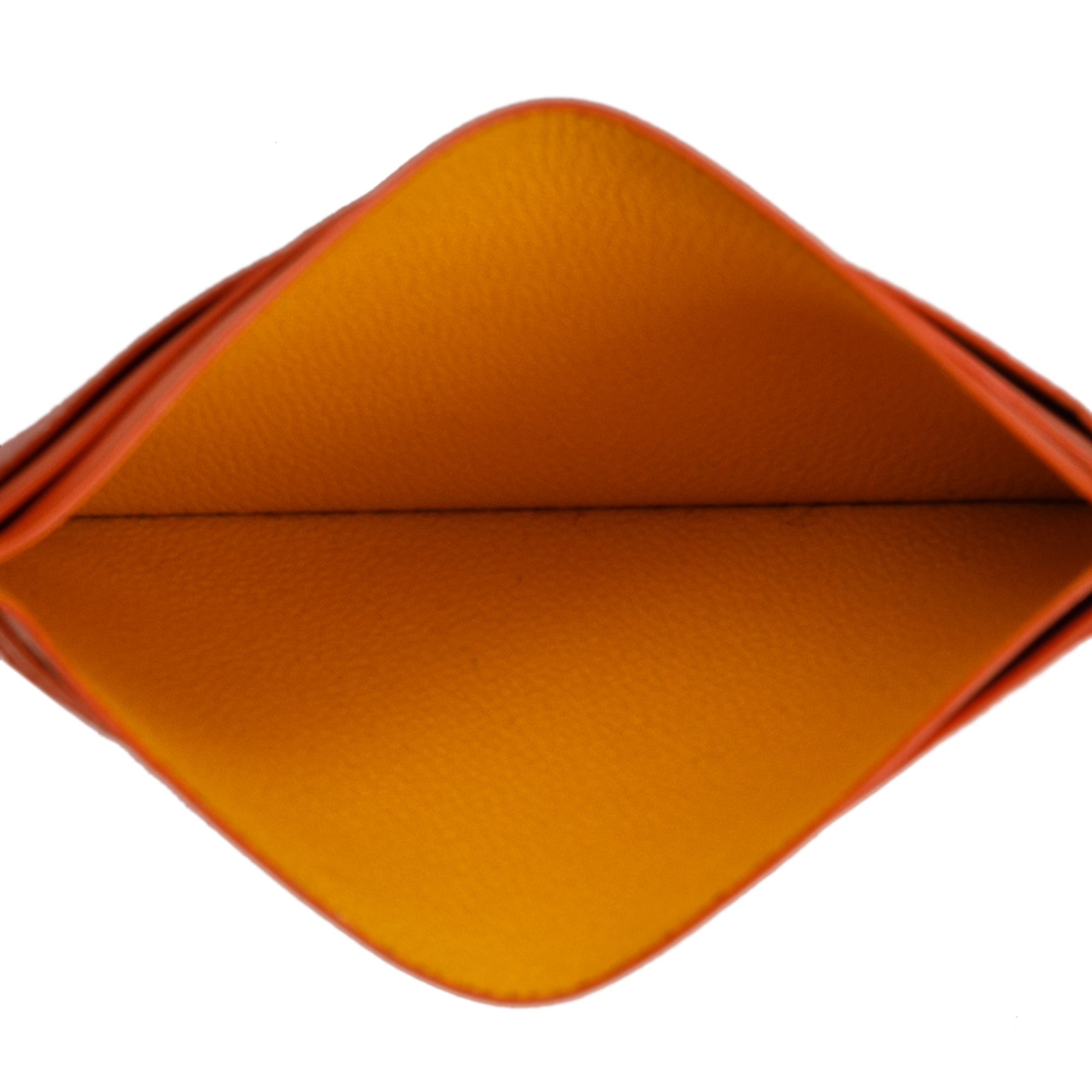 Goyard Orange Goyardine Saint Sulpice Card Holder w/ Box