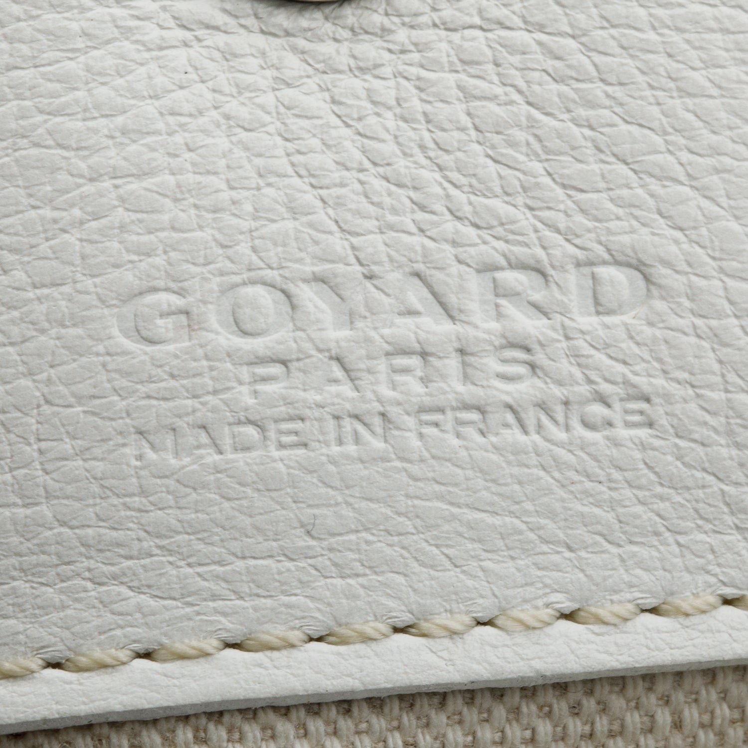 Goyard White Monogram Canvas Saint Louis Tote PM w/ Pouch