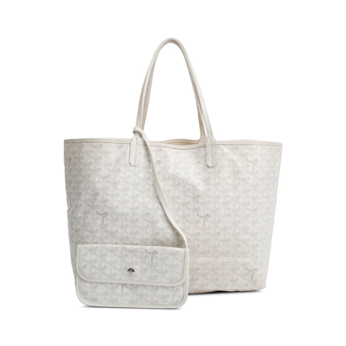 稀少】GOYARD Saint-Louis GM Tote Bag White Goyard St. Louis White