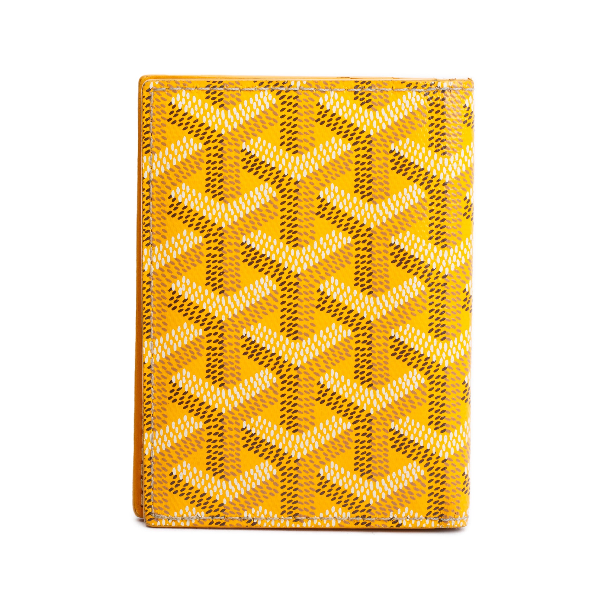 Goyard Yellown Goyardine Saint Marc Card Holder
