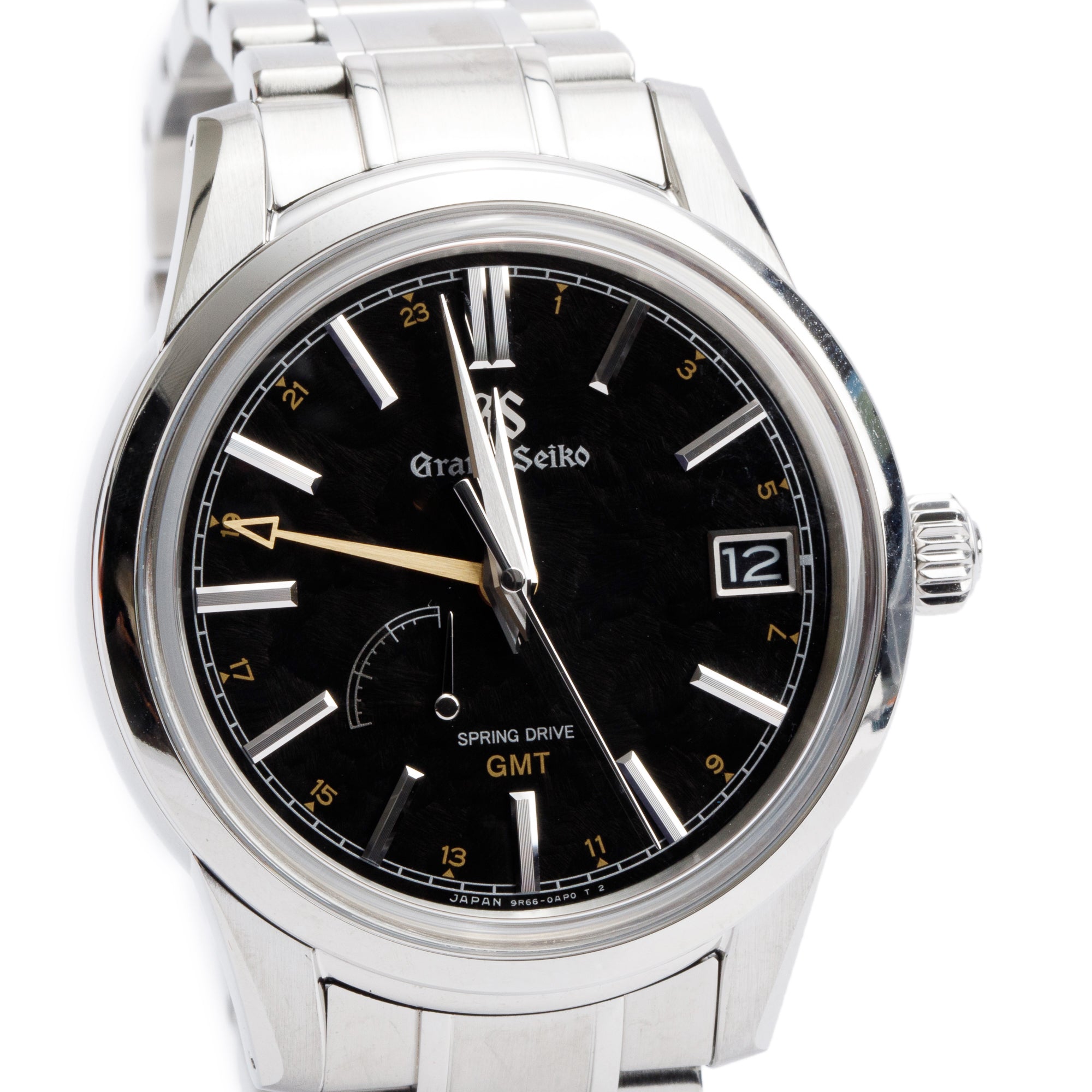 Grand Seiko 2022 Stainless Steel Spring Drive 40 MM GMT Automatic Watch w/ Box & Papers