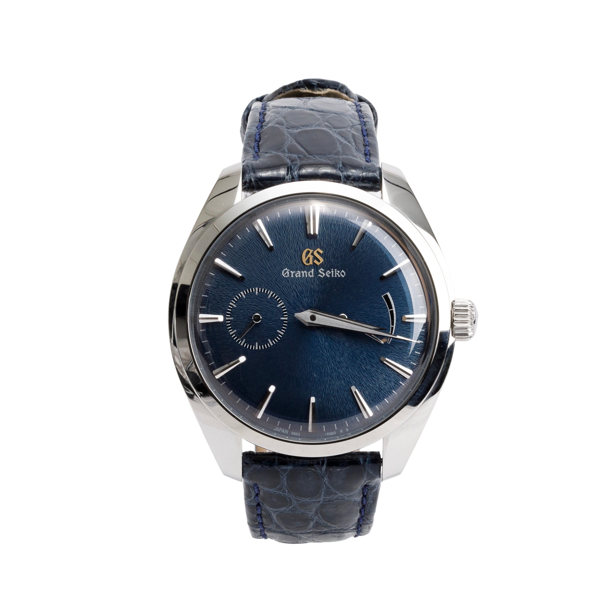 Grand Seiko Limited Edition Stainless Steel Elegance Collection 39 mm Manual Wind Watch Blue Dial w/ Box & Papers