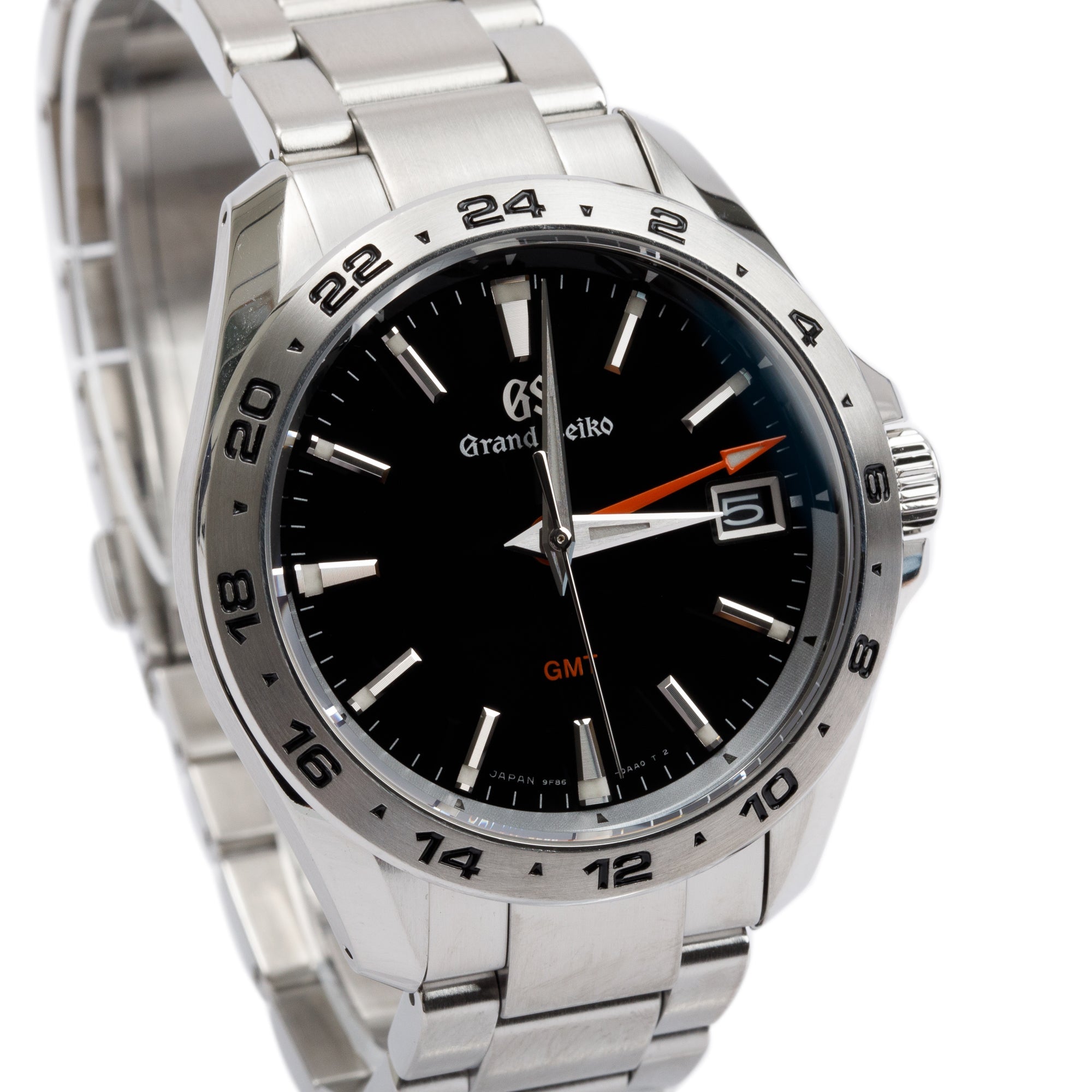 Grand Seiko Stainless Steal Sport GMT 40 mm Quartz Watch w/ Box