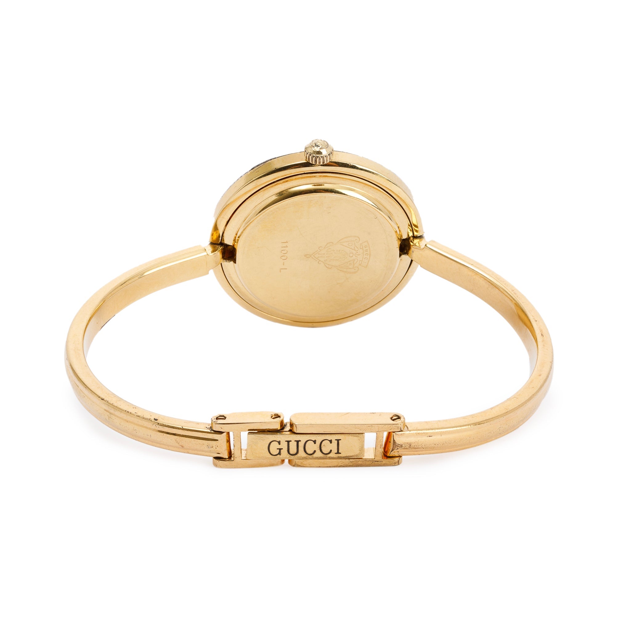 Gucci 1100 Series Watch w/ Box & 6 Multi-Colour Bezels