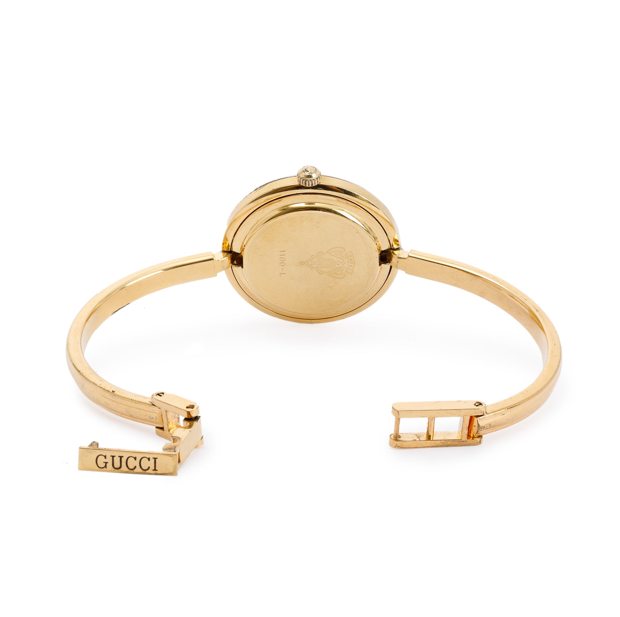 Gucci 1100 Series Watch w/ Box & 6 Multi-Colour Bezels