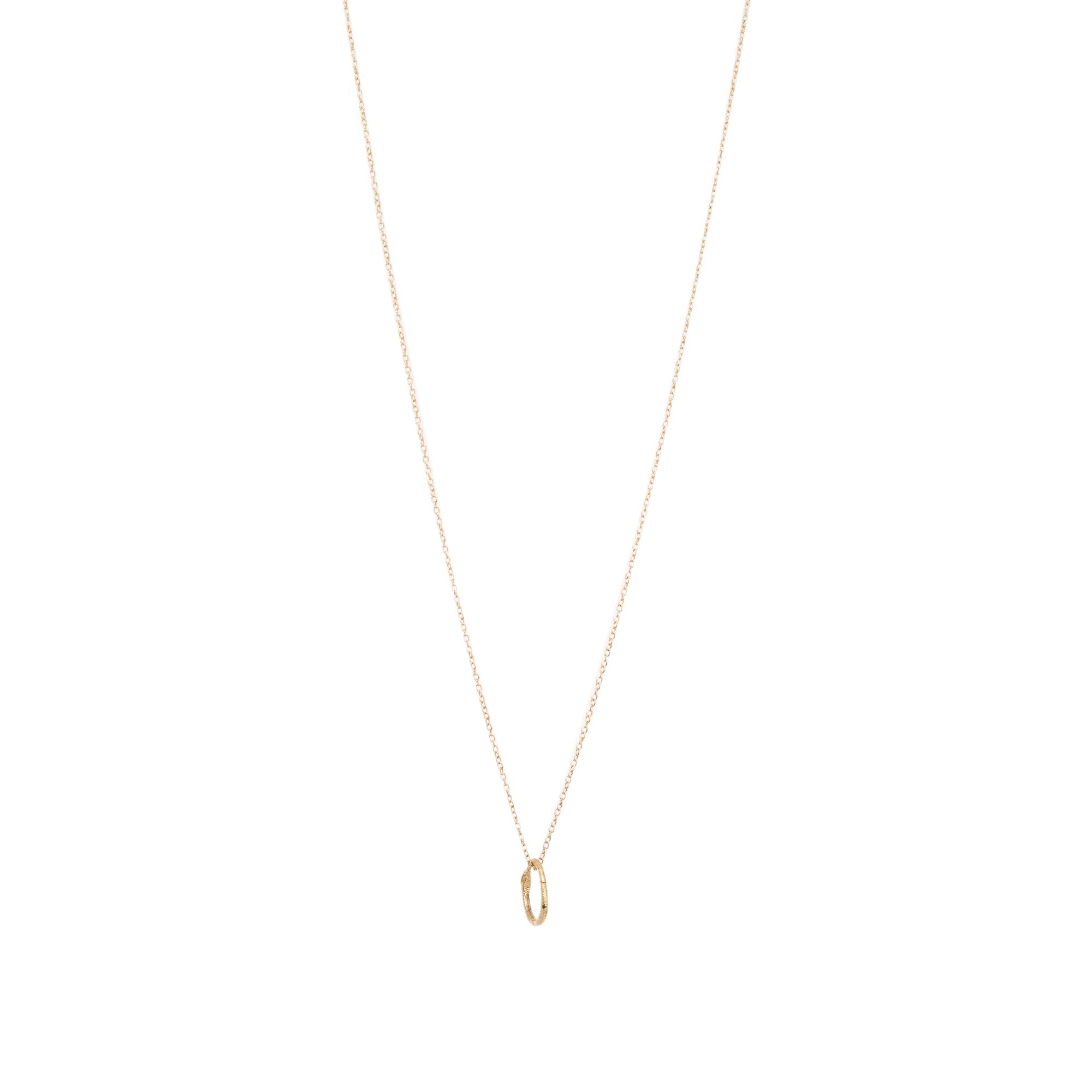 Gucci 18k Gold Ouroboros Snake Ring Pendant Necklace w/ Box